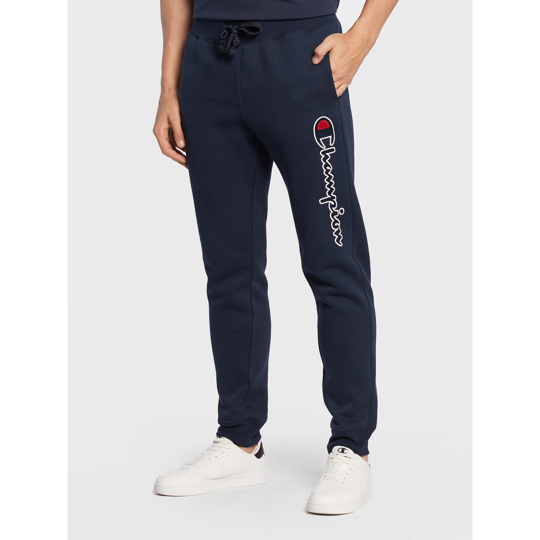 Champion Долнище анцуг 217860 Тъмносин Regular Fit - Pepit.bg