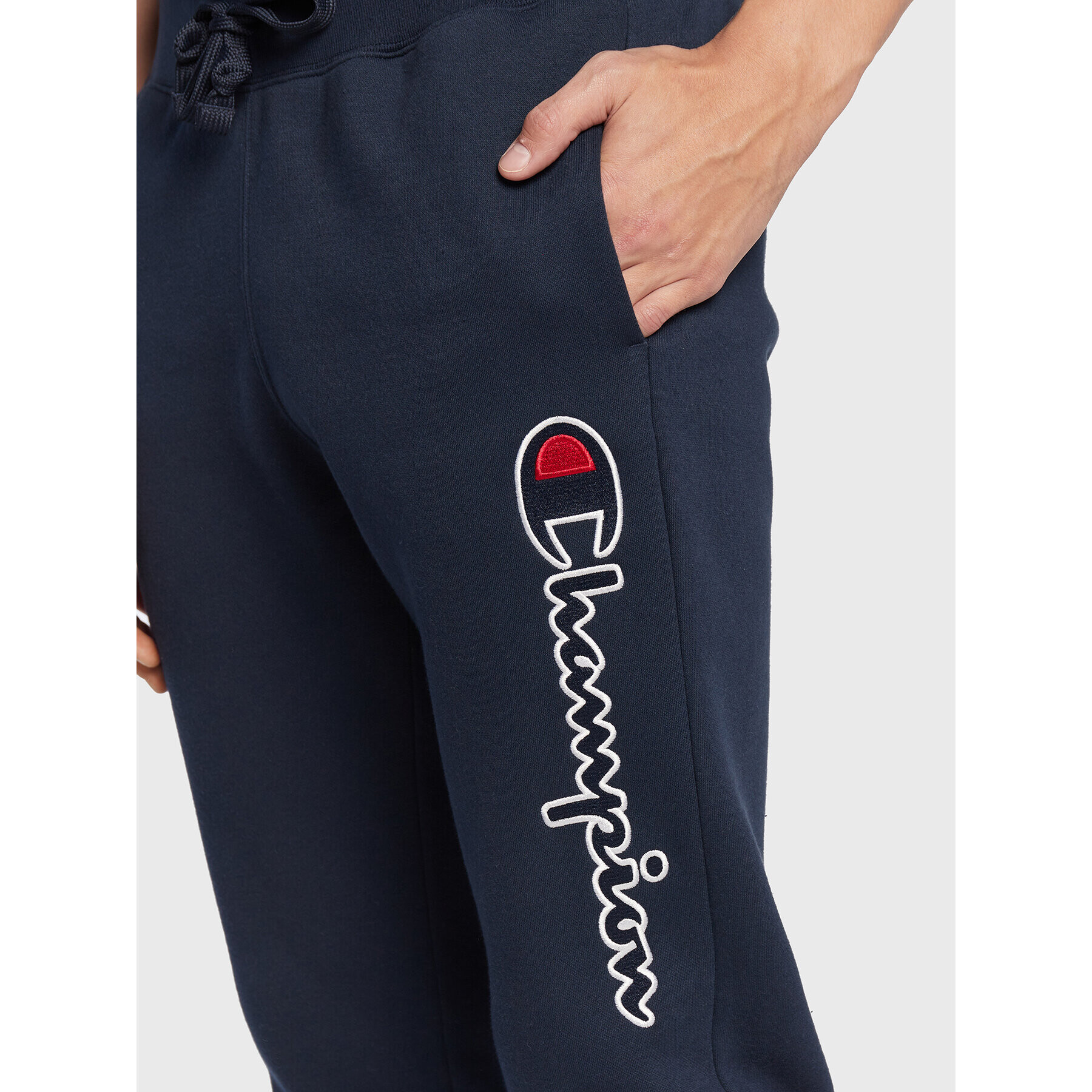 Champion Долнище анцуг 217860 Тъмносин Regular Fit - Pepit.bg