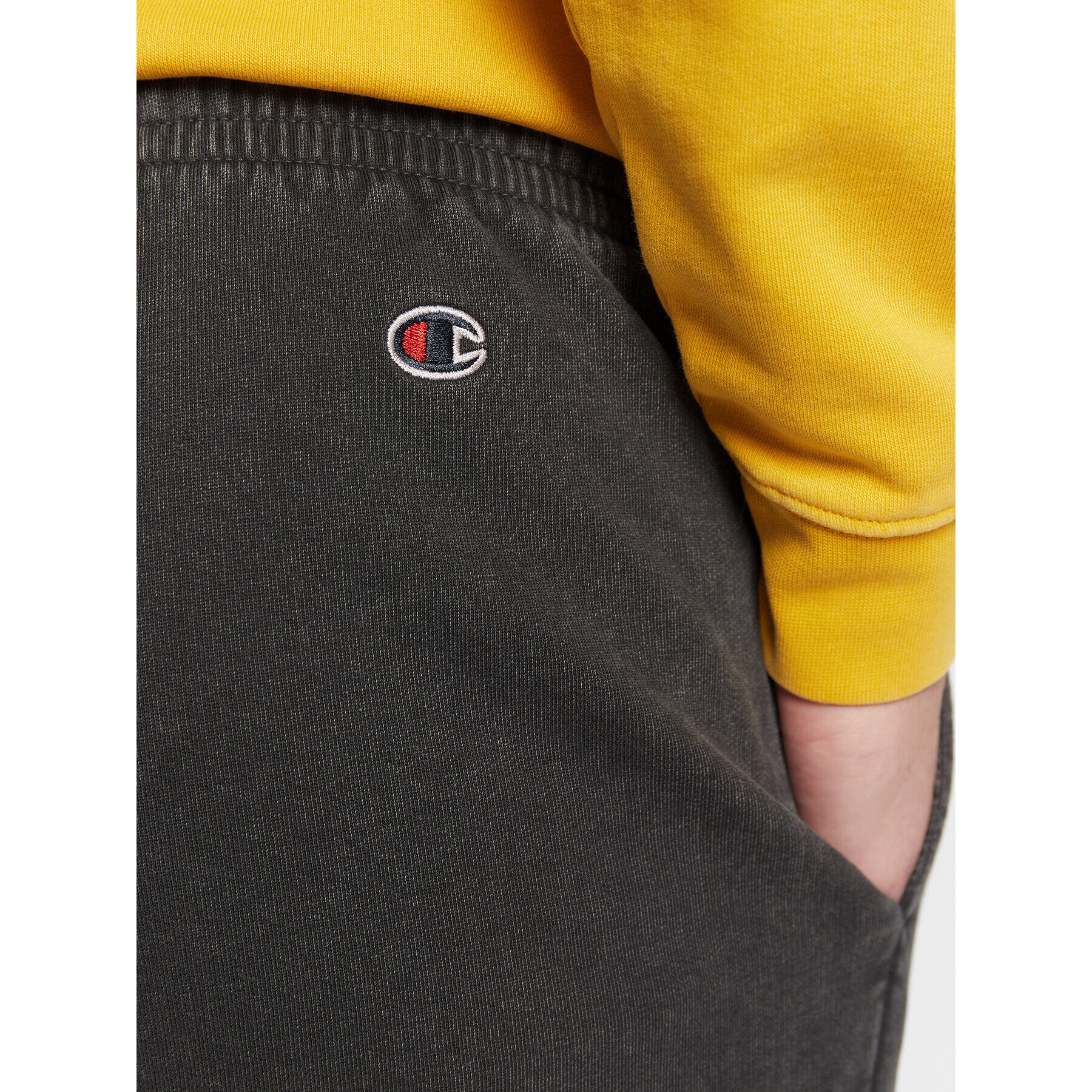 Champion Долнище анцуг 217896 Сив Regular Fit - Pepit.bg