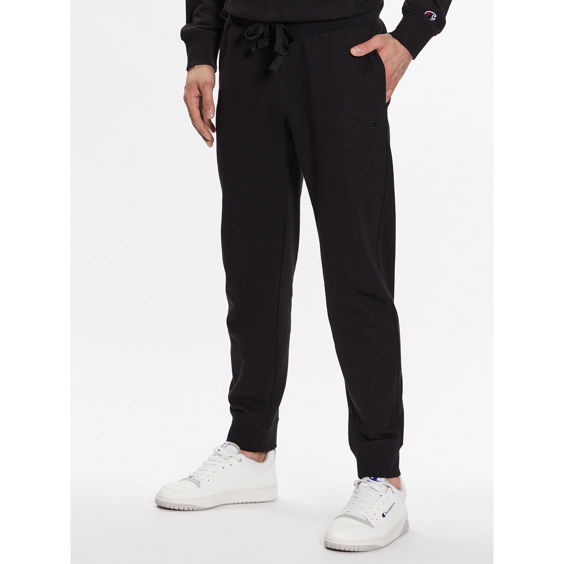Champion Долнище анцуг 218494 Черен Regular Fit - Pepit.bg