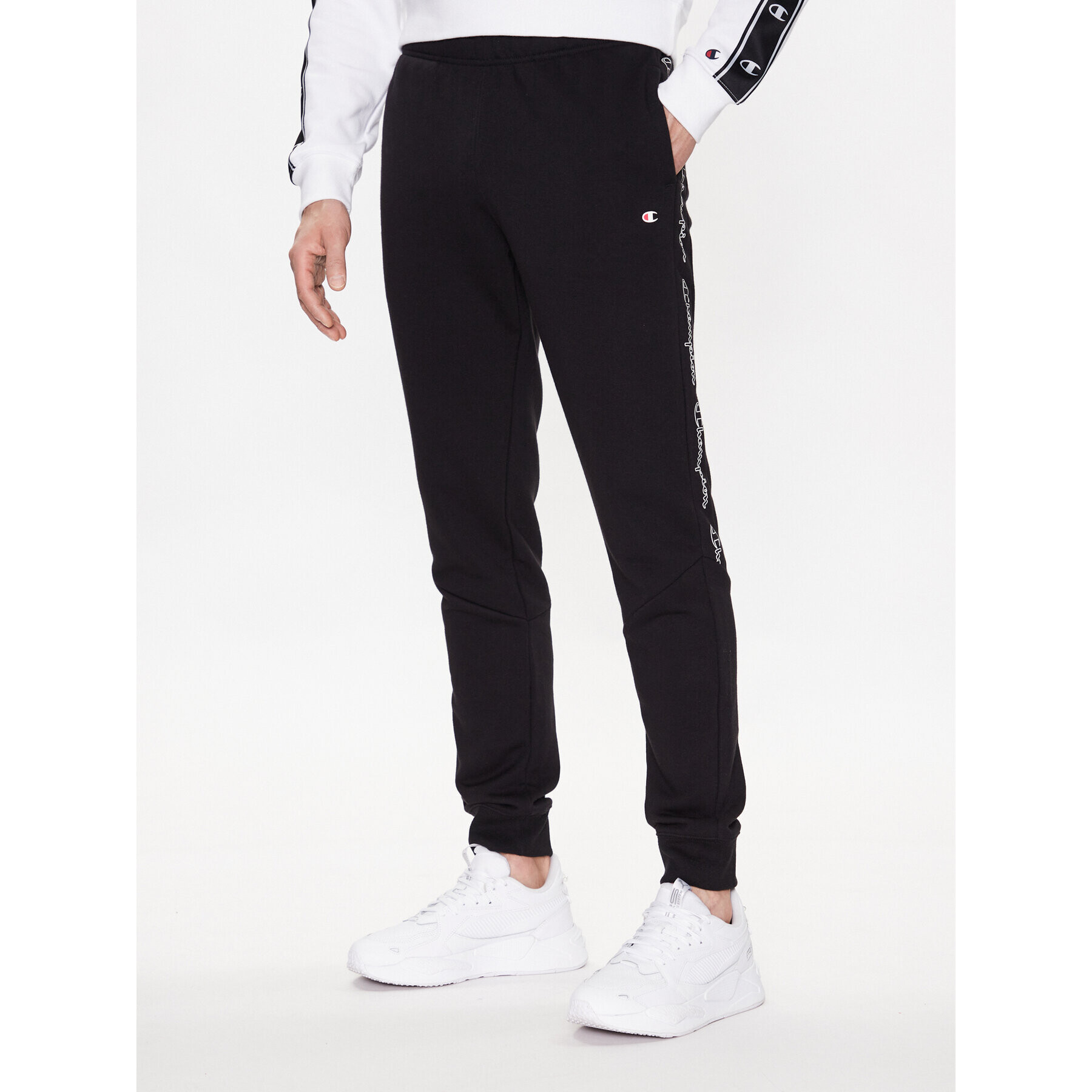 Champion Долнище анцуг 218709 Черен Slim Fit - Pepit.bg