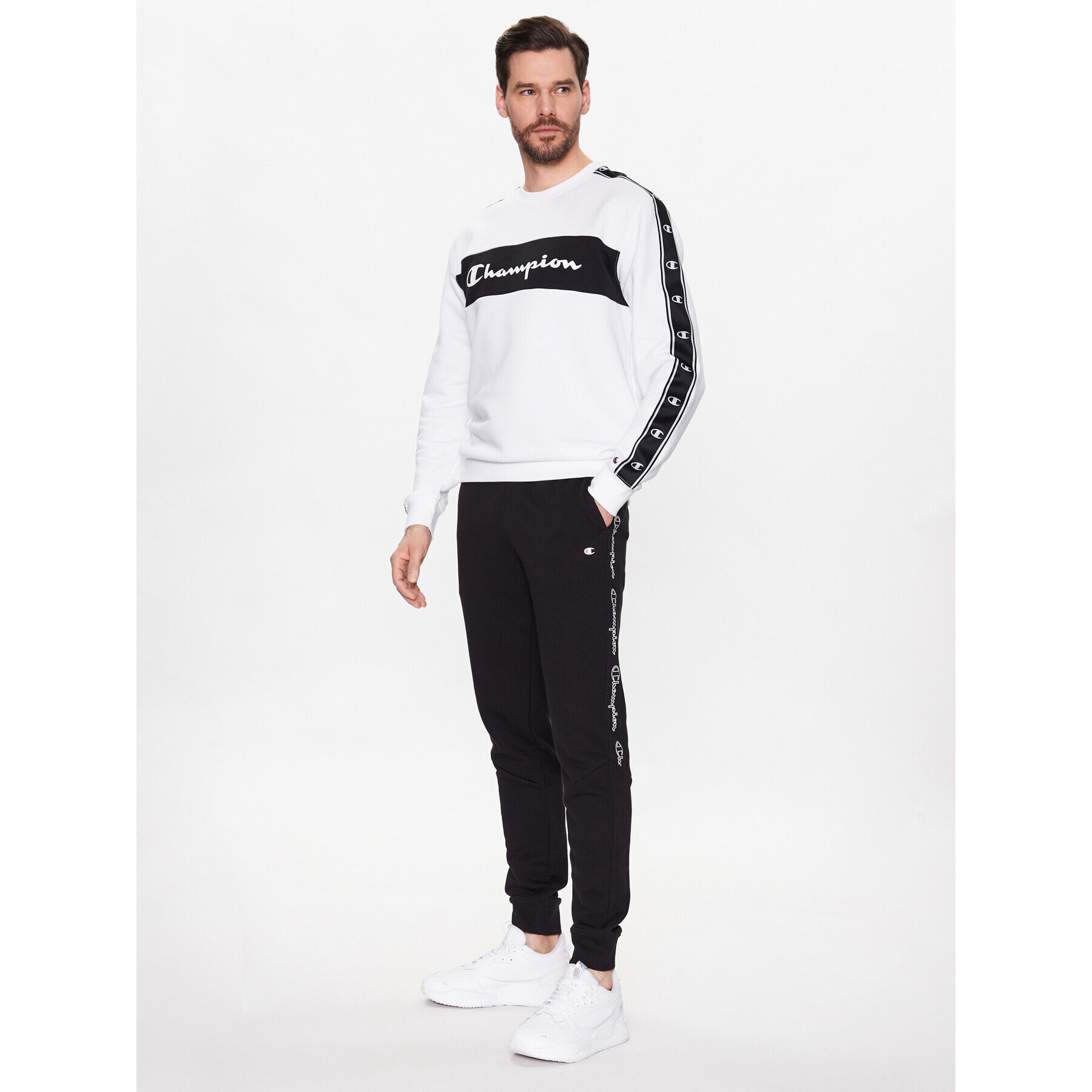 Champion Долнище анцуг 218709 Черен Slim Fit - Pepit.bg