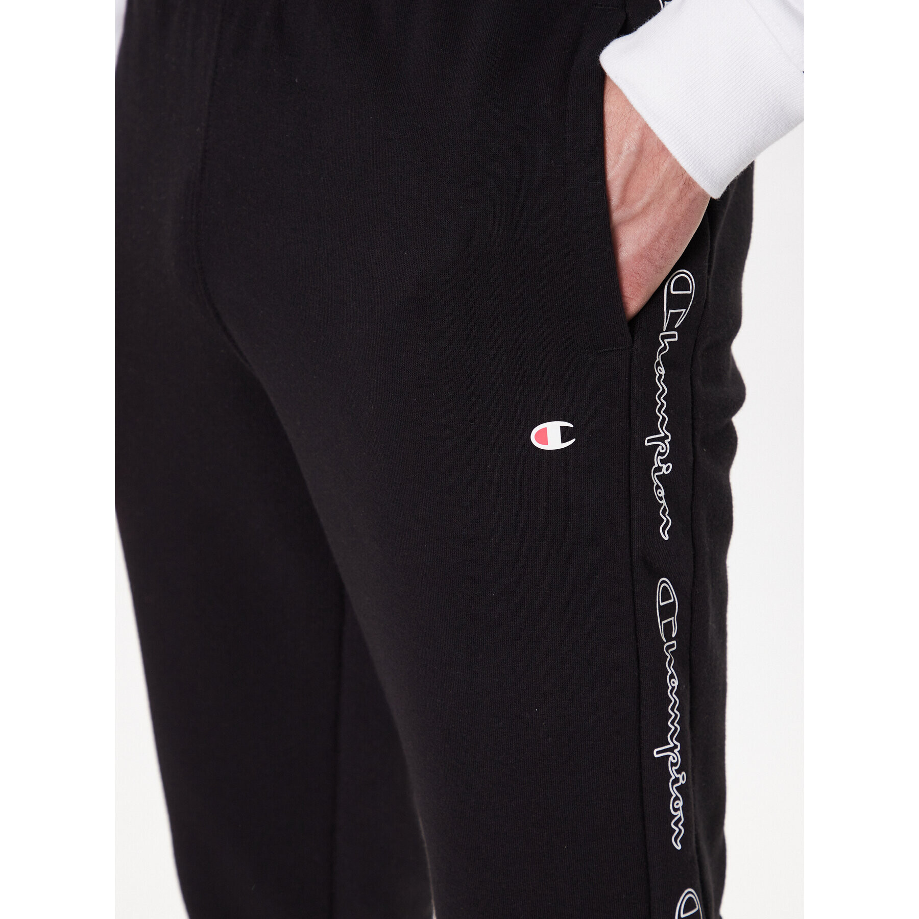 Champion Долнище анцуг 218709 Черен Slim Fit - Pepit.bg