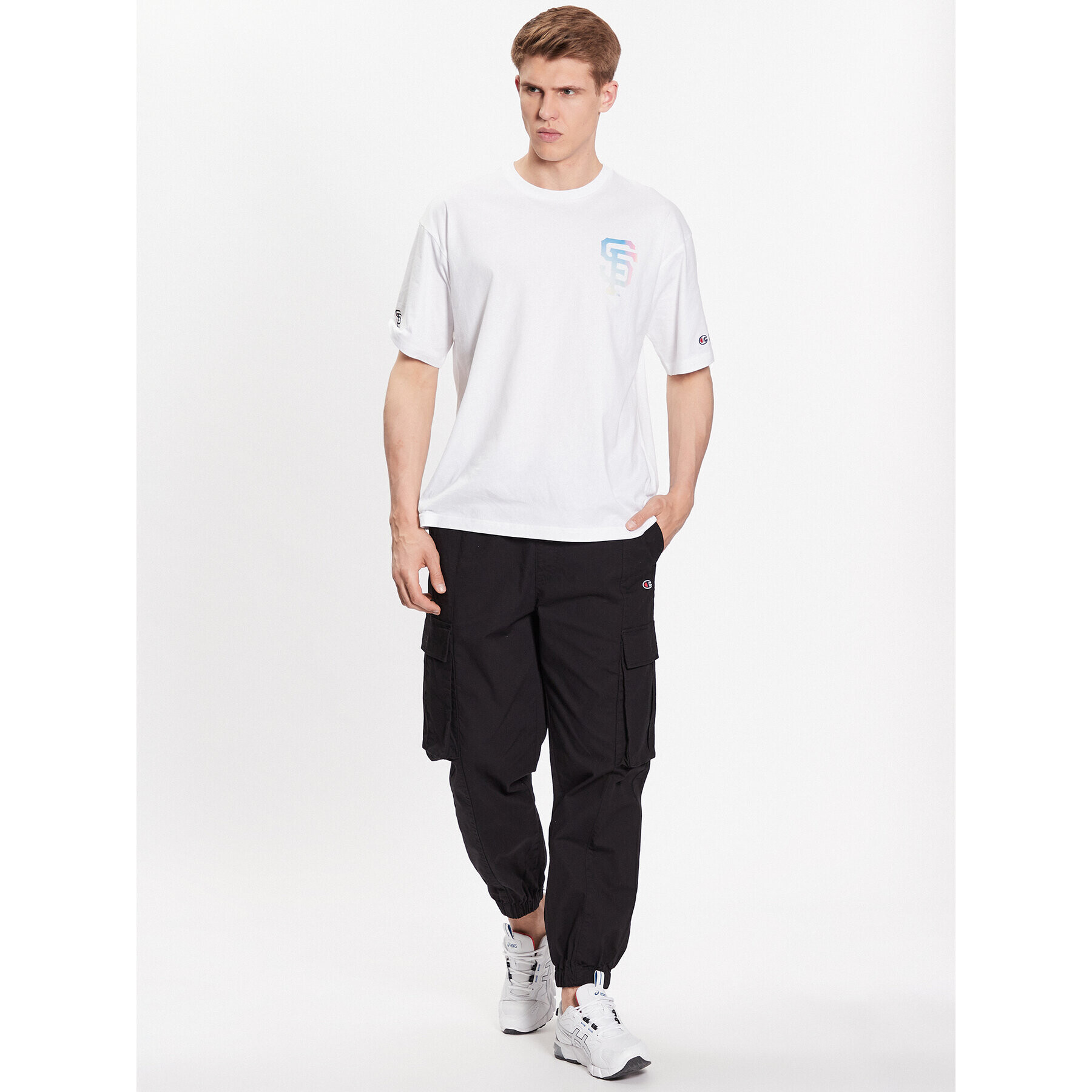 Champion Долнище анцуг 218739 Черен Regular Fit - Pepit.bg
