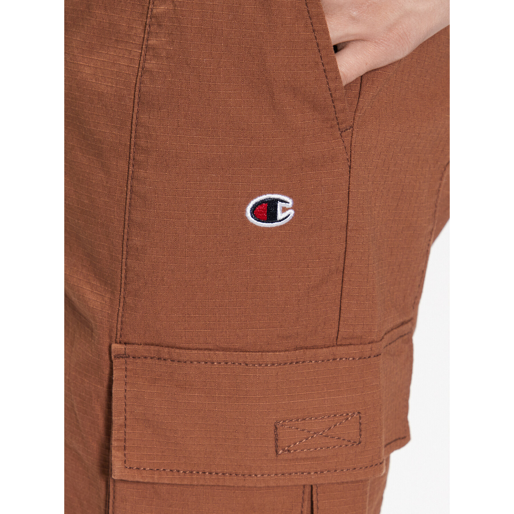 Champion Долнище анцуг 218739 Кафяв Regular Fit - Pepit.bg