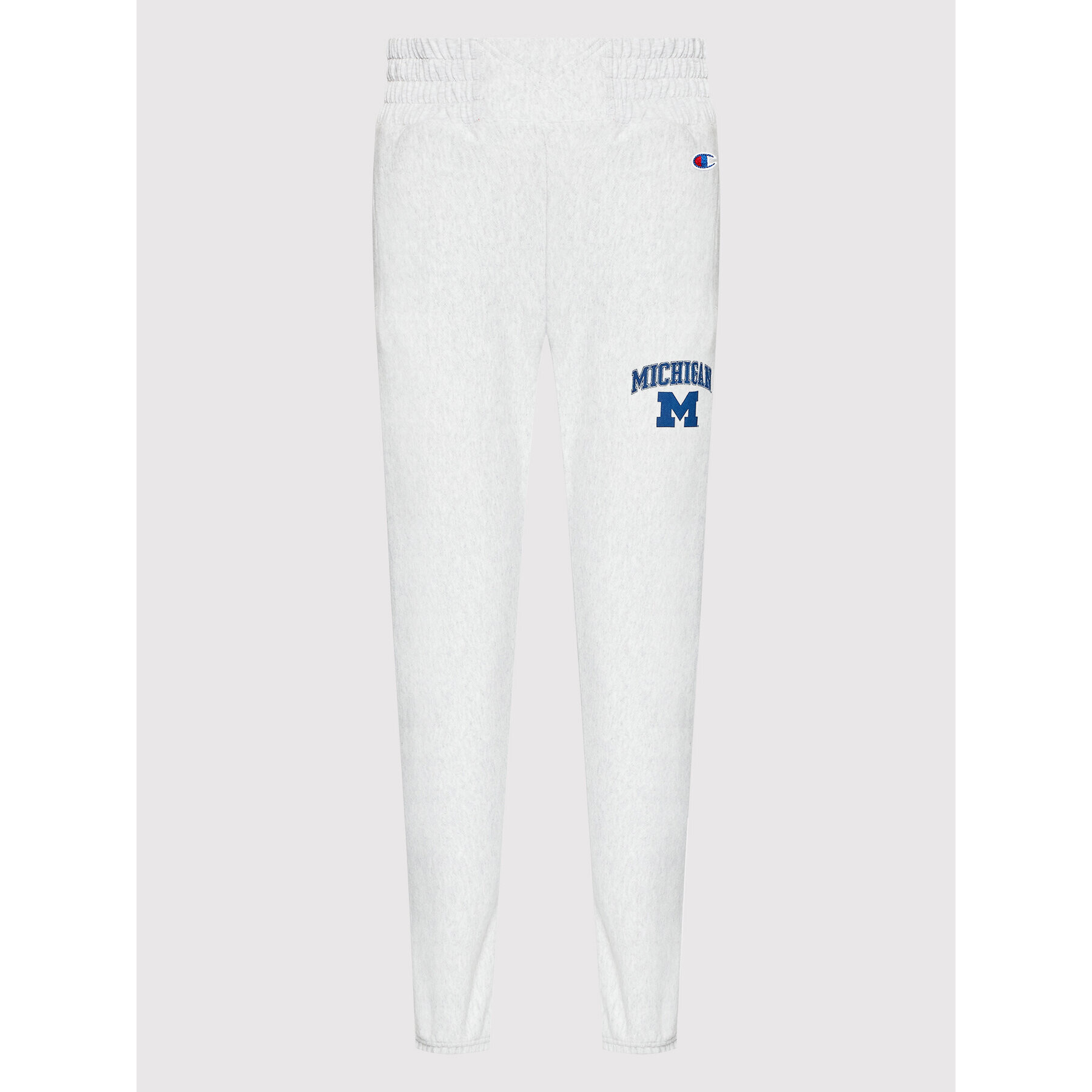 Champion Долнище анцуг College Print 115112 Сив Regular Fit - Pepit.bg