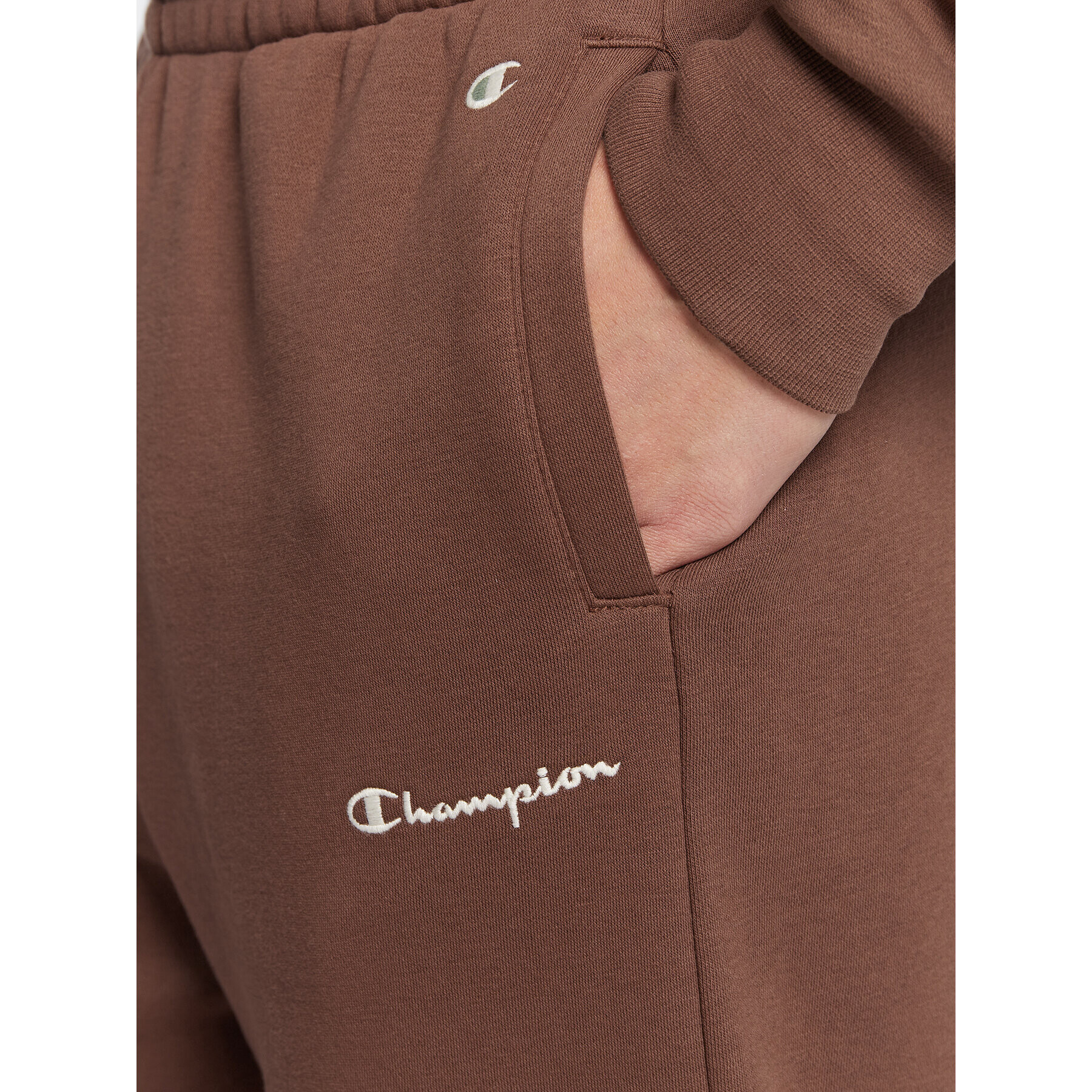 Champion Долнище анцуг Future 216891 Кафяв Custom Fit - Pepit.bg
