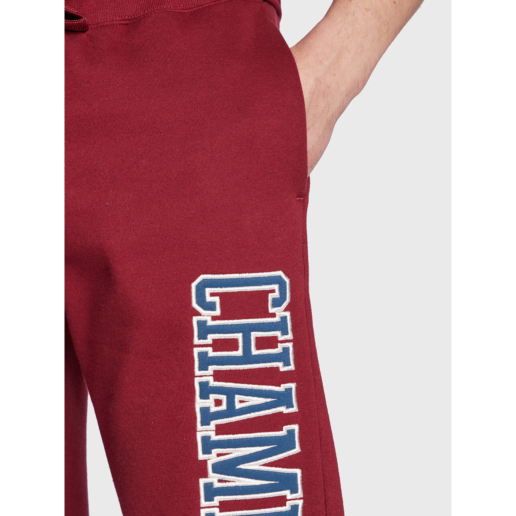 Champion Долнище анцуг Heavy Fleece Bookstore Logo 217880 Бордо Regular Fit - Pepit.bg