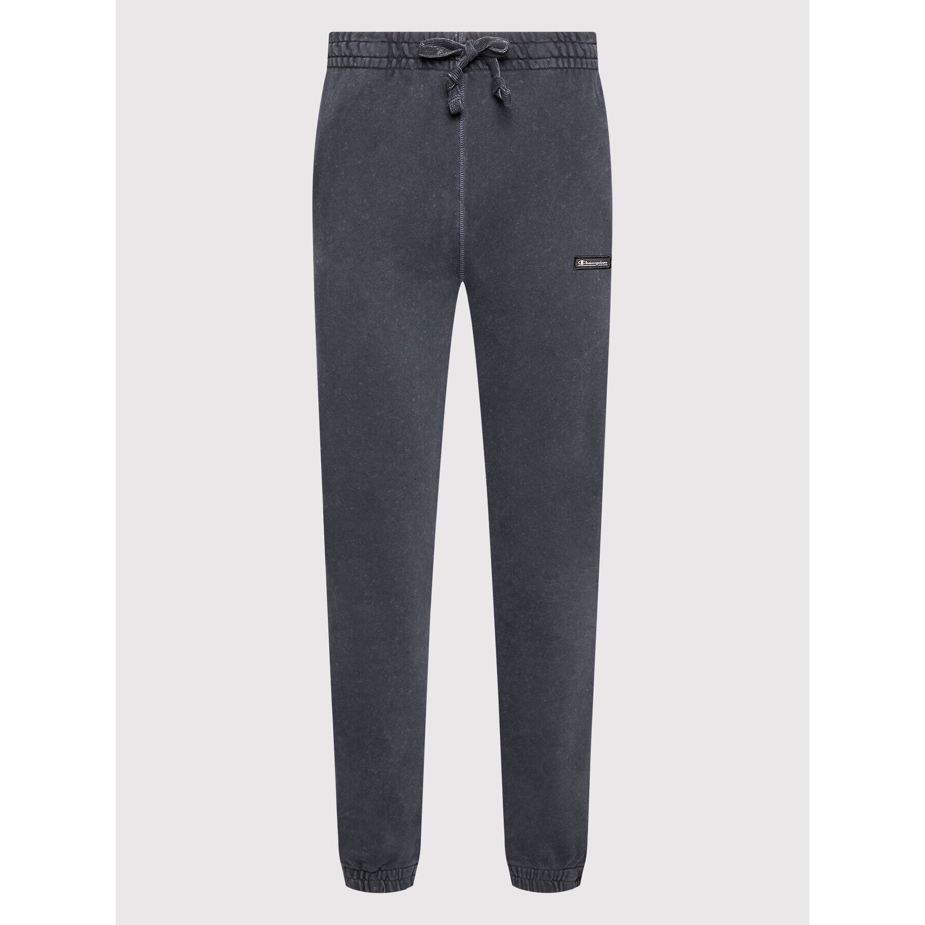 Champion Долнище анцуг Jacquard Label Marble Wash 217086 Черен Regular Fit - Pepit.bg
