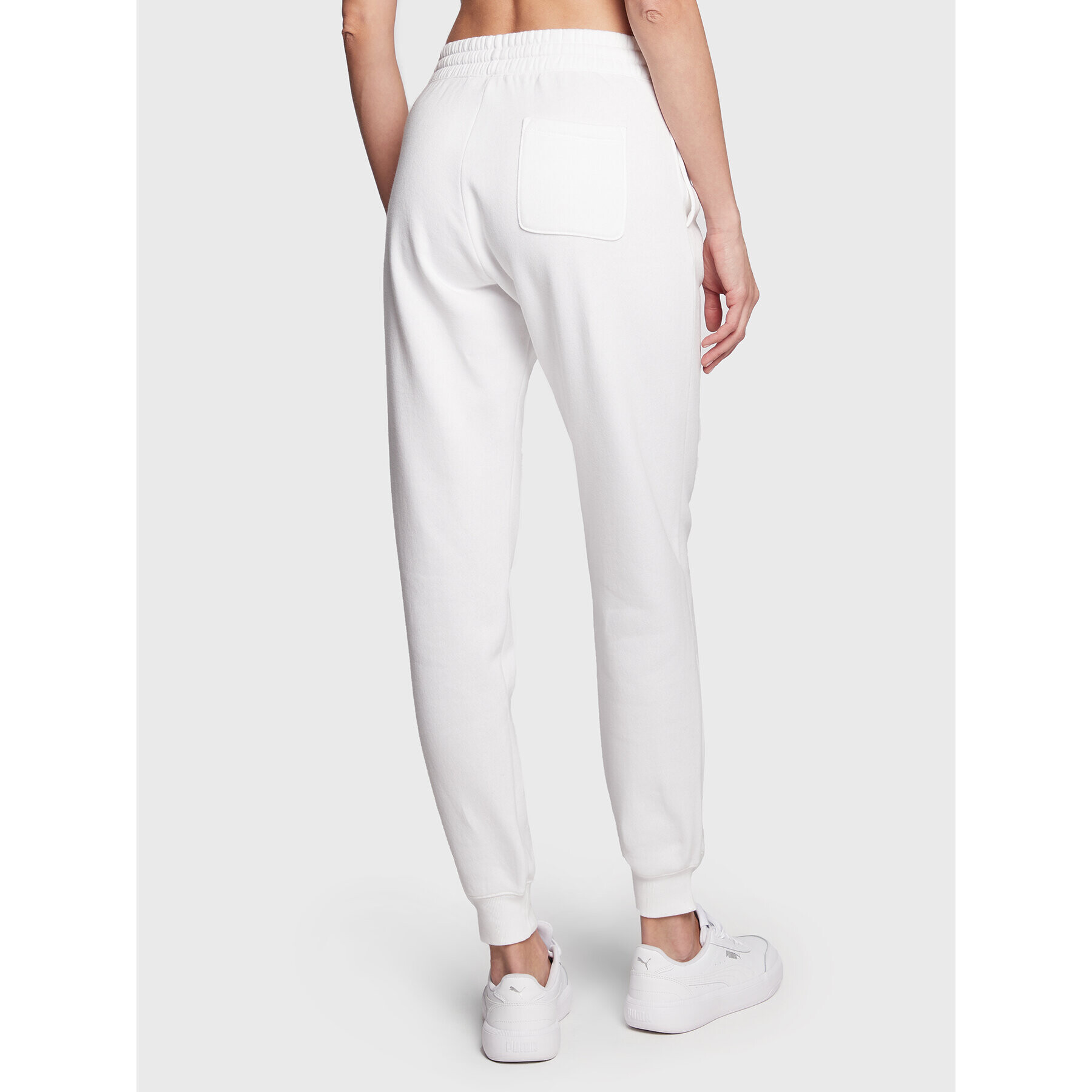 Champion Долнище анцуг Legacy Rib Cuff 115411 Бял Regular Fit - Pepit.bg