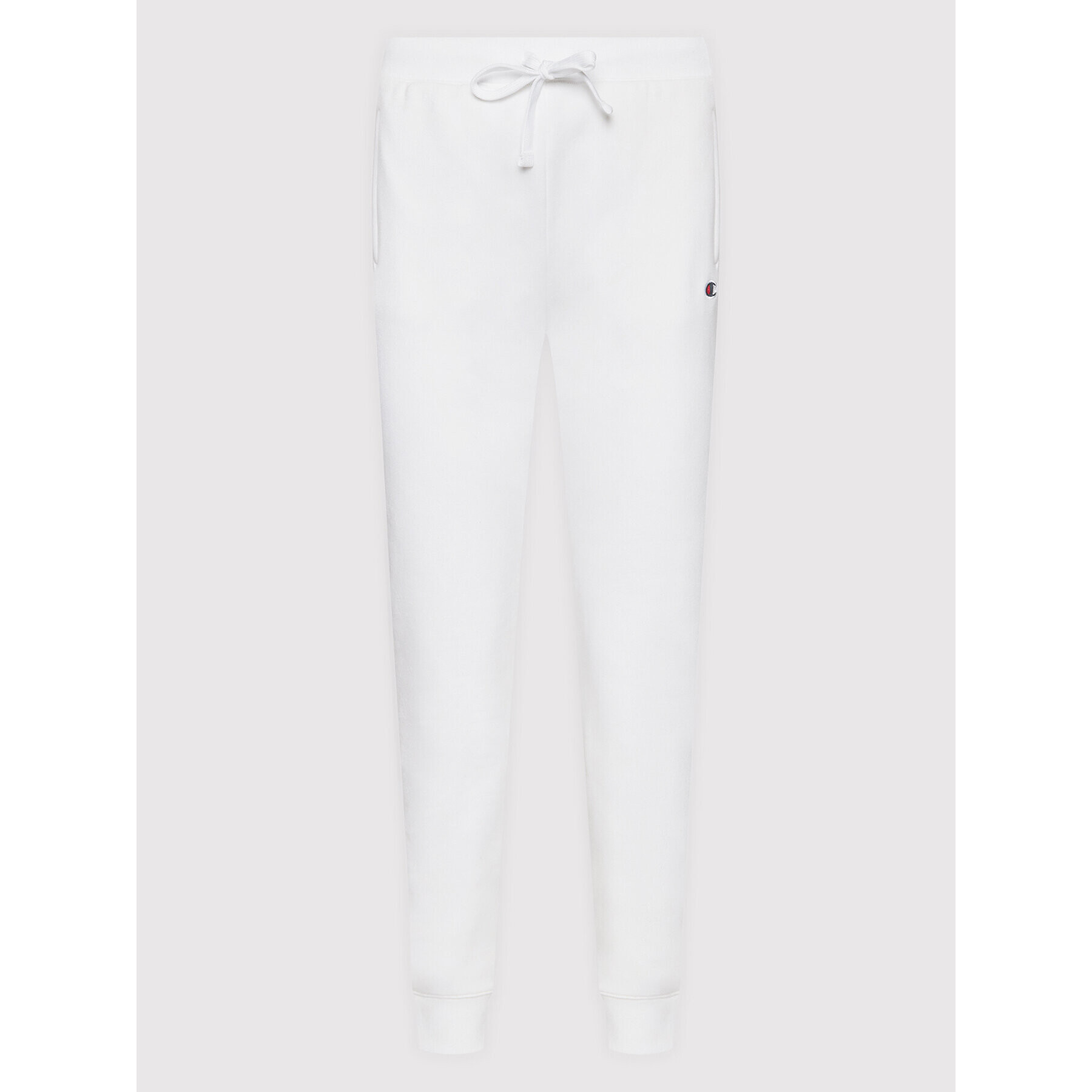 Champion Долнище анцуг Logo 115486 Бял Regular Fit - Pepit.bg