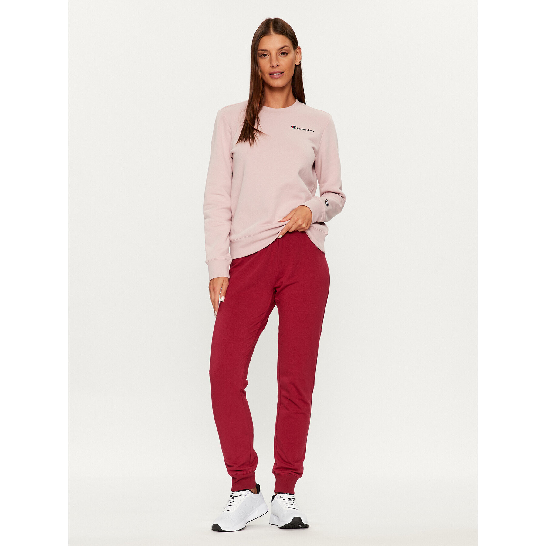 Champion Долнище анцуг Rib Cuff Pants 116605 Бордо Regular Fit - Pepit.bg
