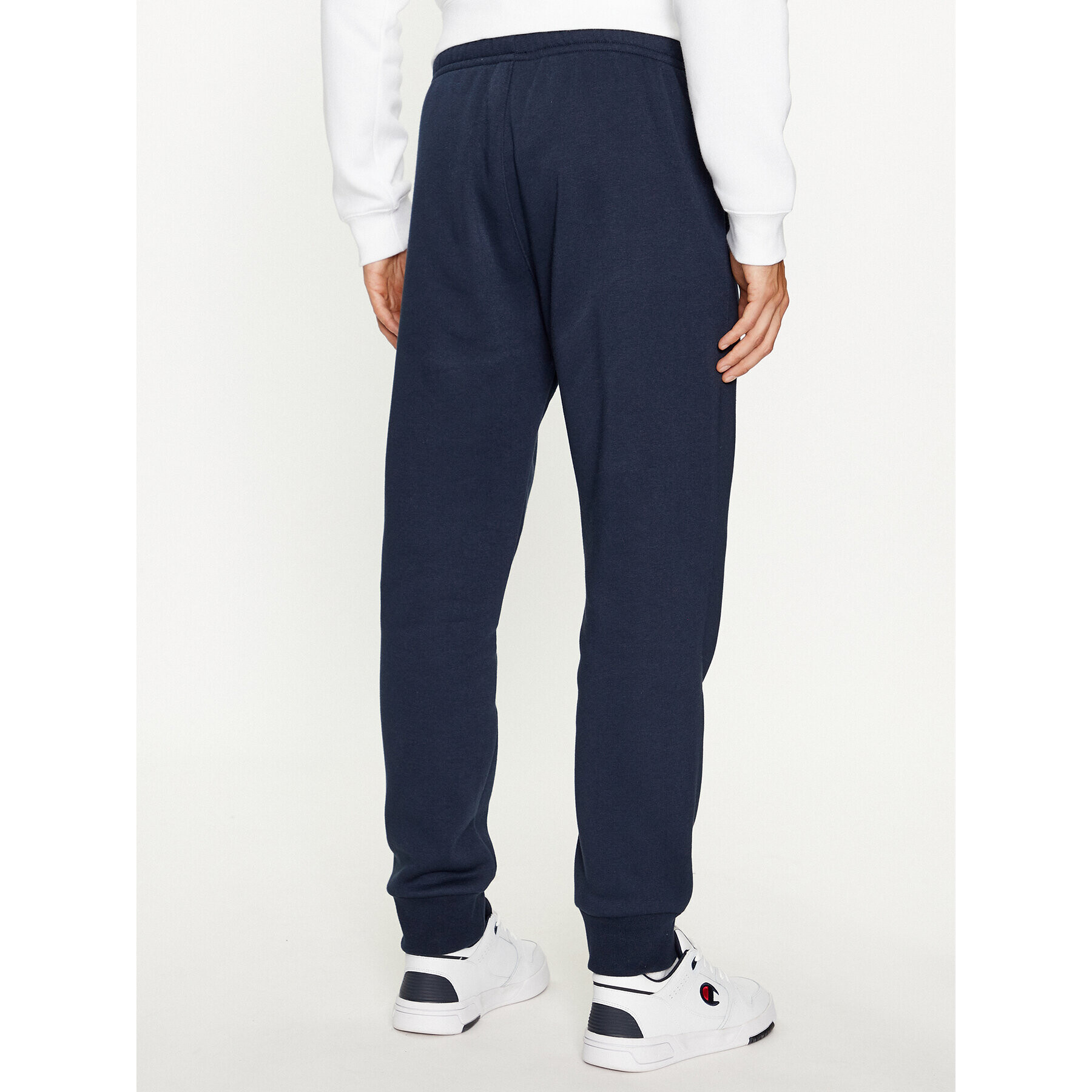 Champion Долнище анцуг Rib Cuff Pants 219418 Тъмносин Comfort Fit - Pepit.bg