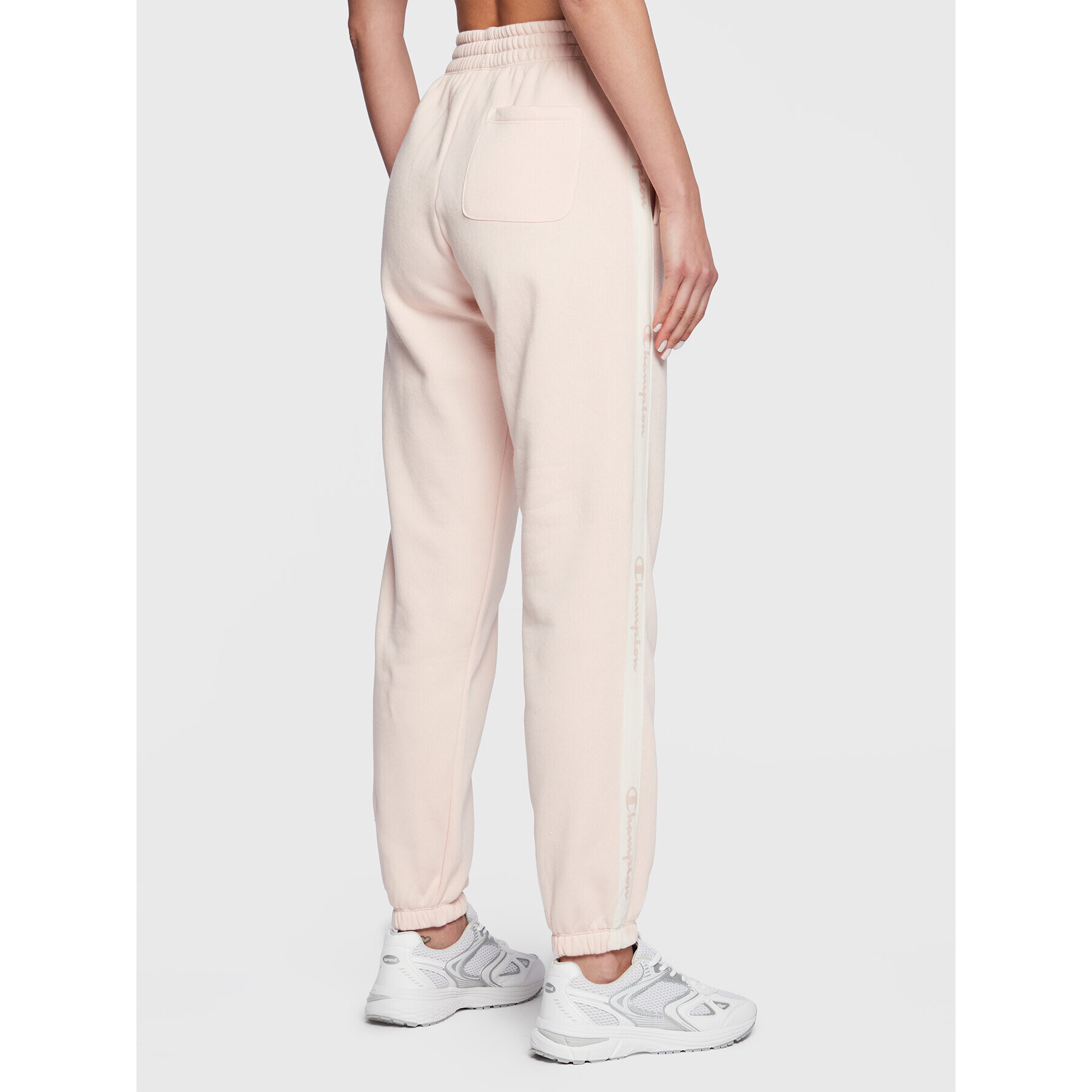 Champion Долнище анцуг Slide Tape 115576 Розов Regular Fit - Pepit.bg