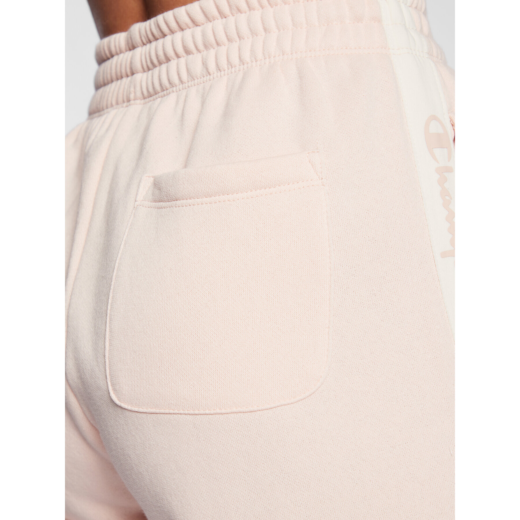 Champion Долнище анцуг Slide Tape 115576 Розов Regular Fit - Pepit.bg