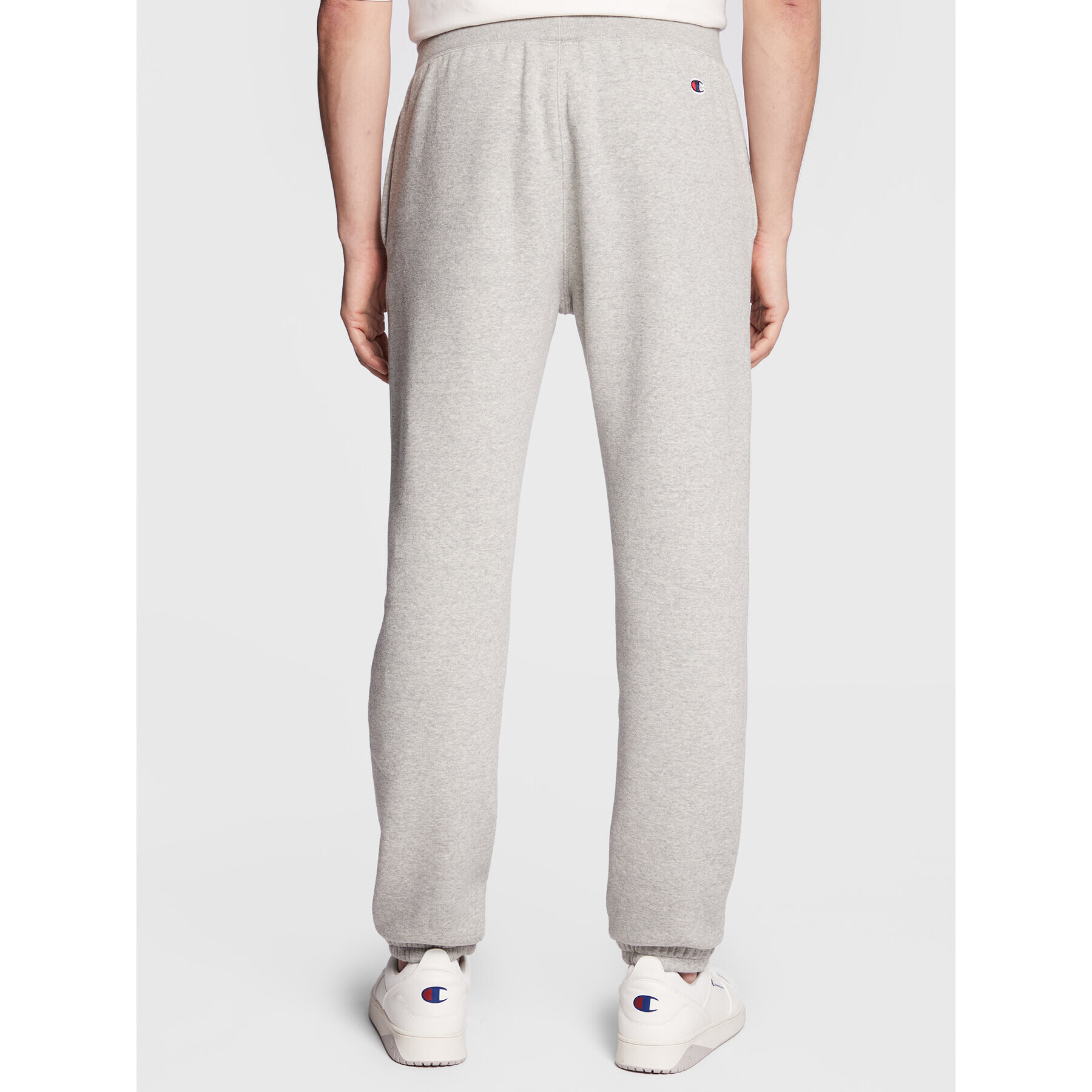 Champion Долнище анцуг Small Embroidery Script 218294 Сив Regular Fit - Pepit.bg