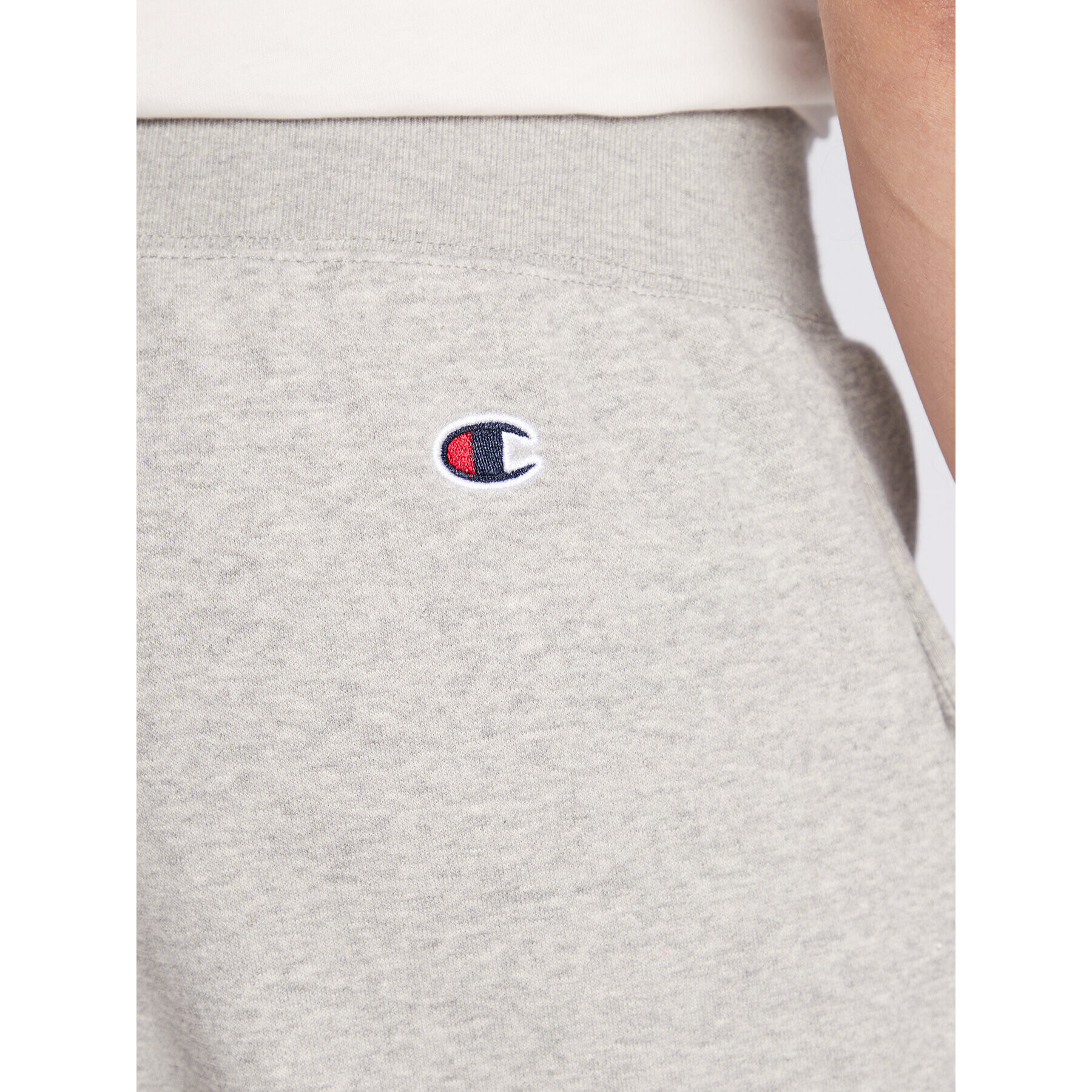 Champion Долнище анцуг Small Embroidery Script 218294 Сив Regular Fit - Pepit.bg
