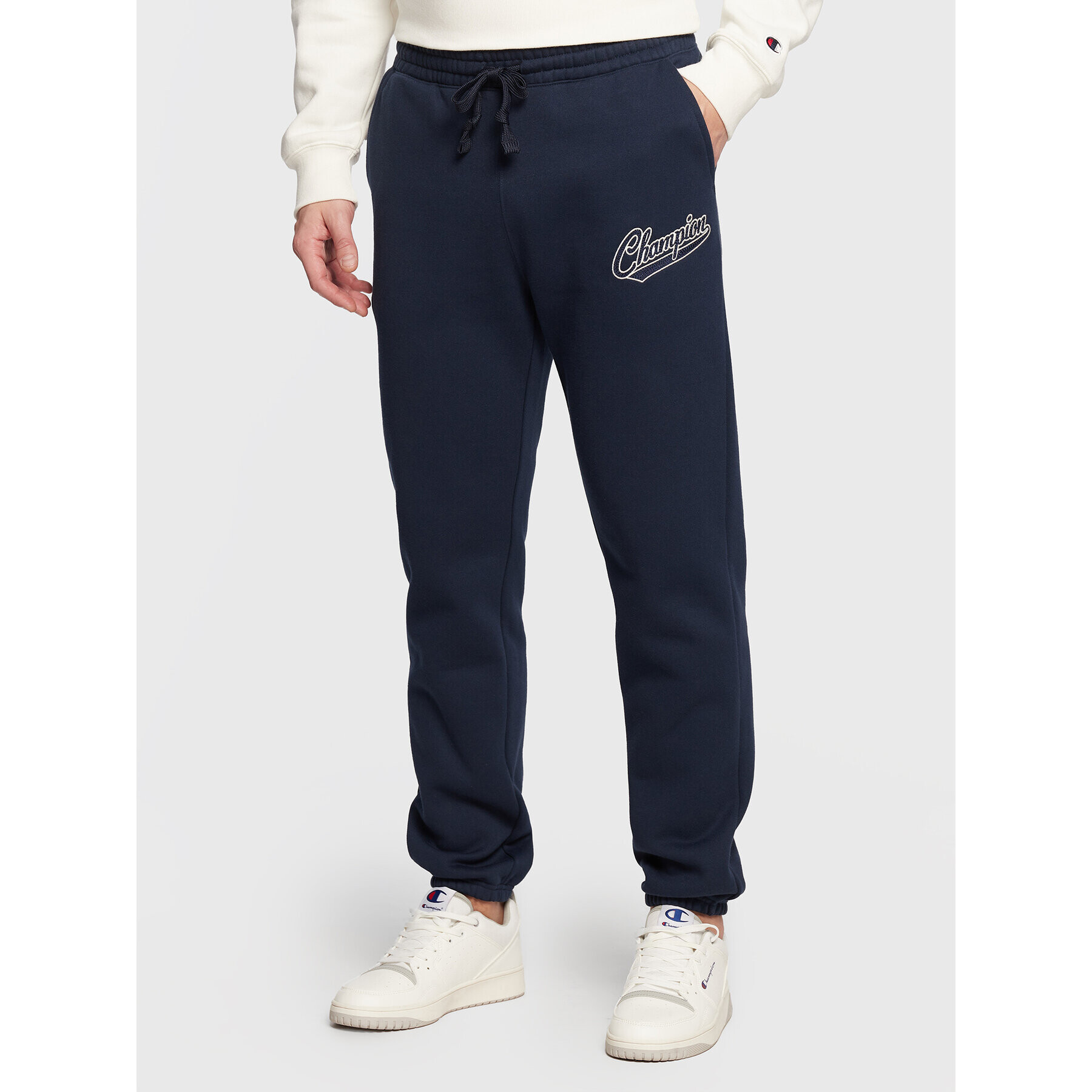 Champion Долнище анцуг Varsity 217889 Тъмносин Regular Fit - Pepit.bg