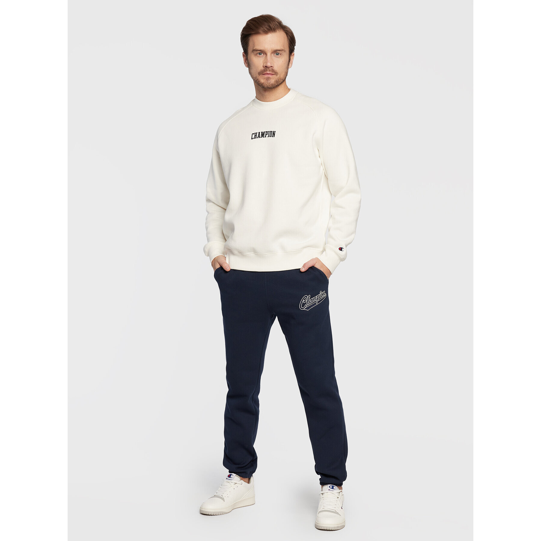 Champion Долнище анцуг Varsity 217889 Тъмносин Regular Fit - Pepit.bg