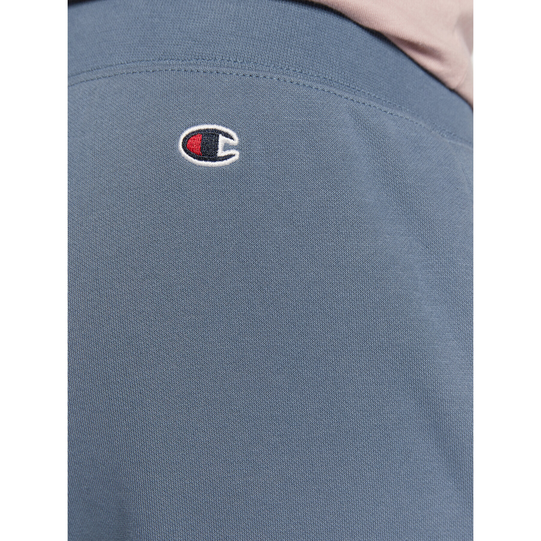 Champion Долнище анцуг Vertical Logo Embroidery 217860 Син Regular Fit - Pepit.bg