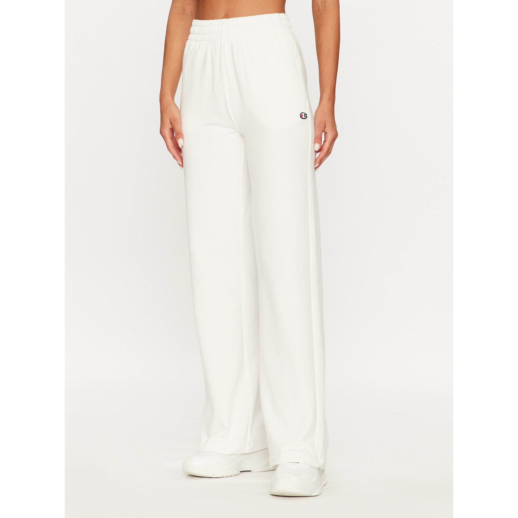 Champion Долнище анцуг Wide Leg Pants 116613 Екрю Regular Fit - Pepit.bg