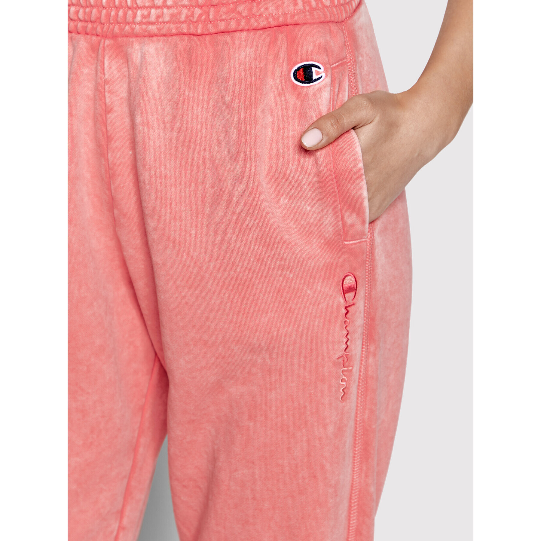 Champion Долнище анцуг 114943 Розов Custom Fit - Pepit.bg