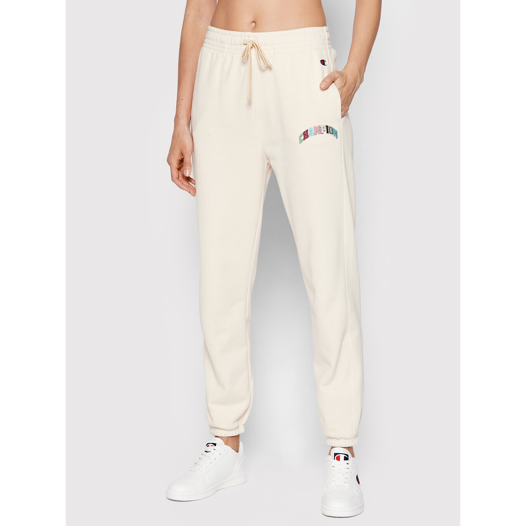 Champion Долнище анцуг 114966 Бежов Regular FIt - Pepit.bg