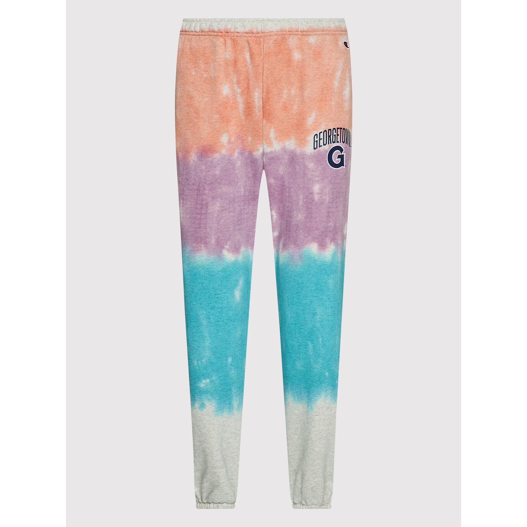Champion Долнище анцуг Tie-Dye University Logo 115225 Цветен Relaxed Fit - Pepit.bg
