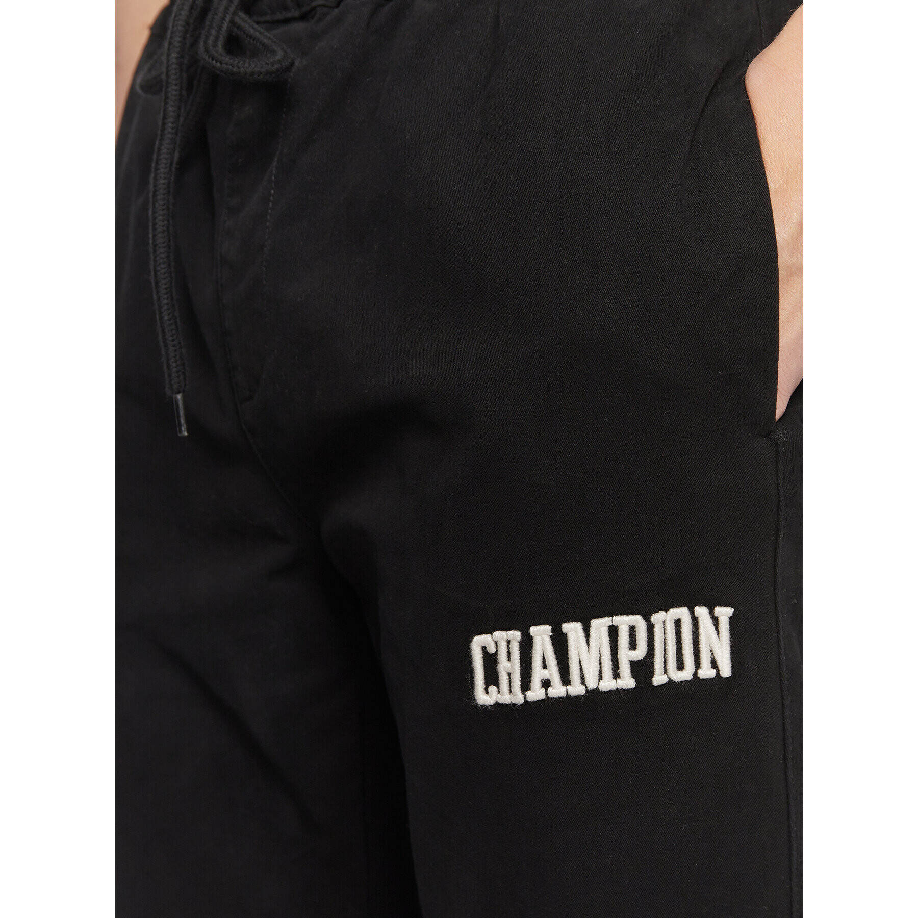 Champion Джогъри Bookstore Logo 218170 Черен Custom Fit - Pepit.bg