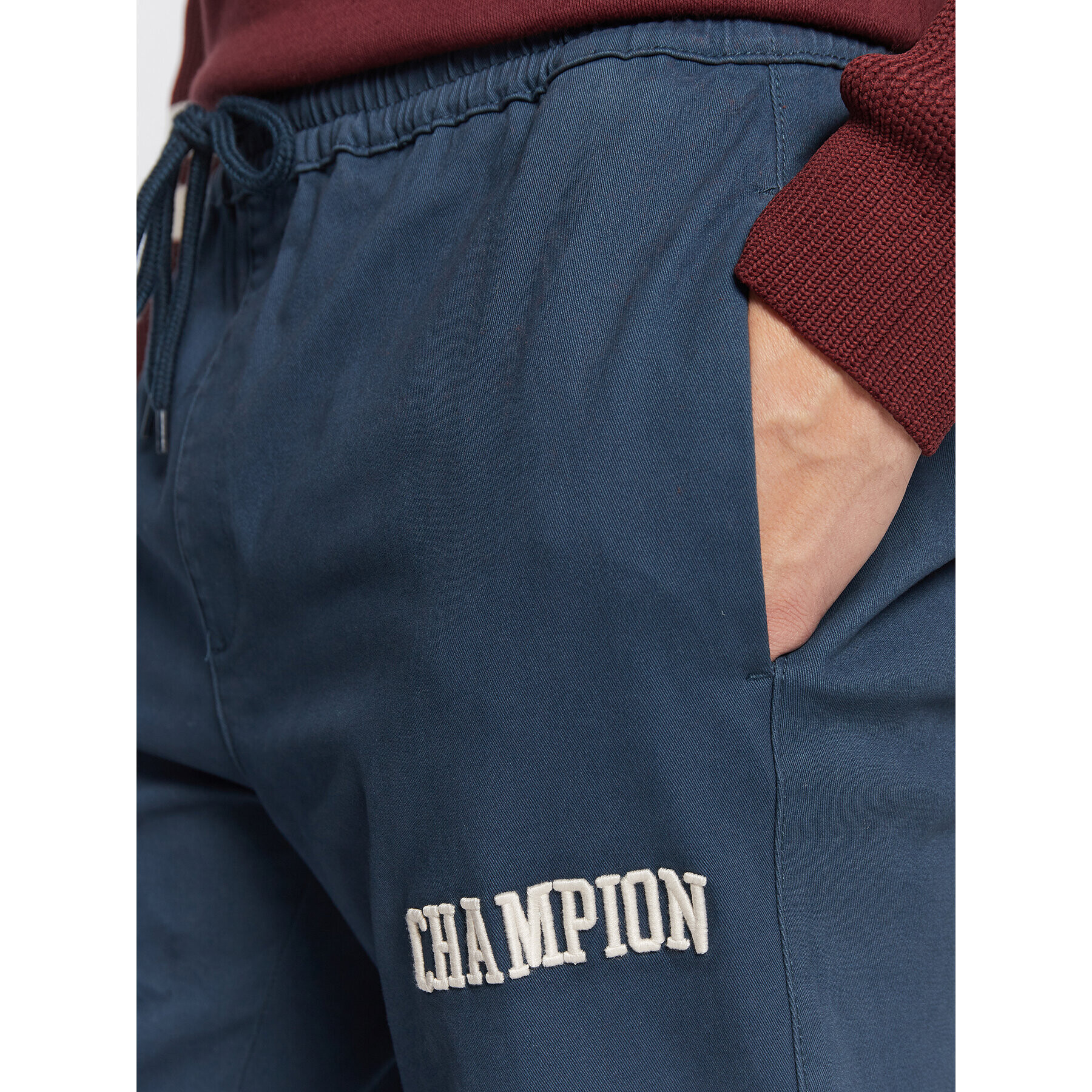 Champion Джогъри Bookstore Logo 218170 Тъмносин Custom Fit - Pepit.bg