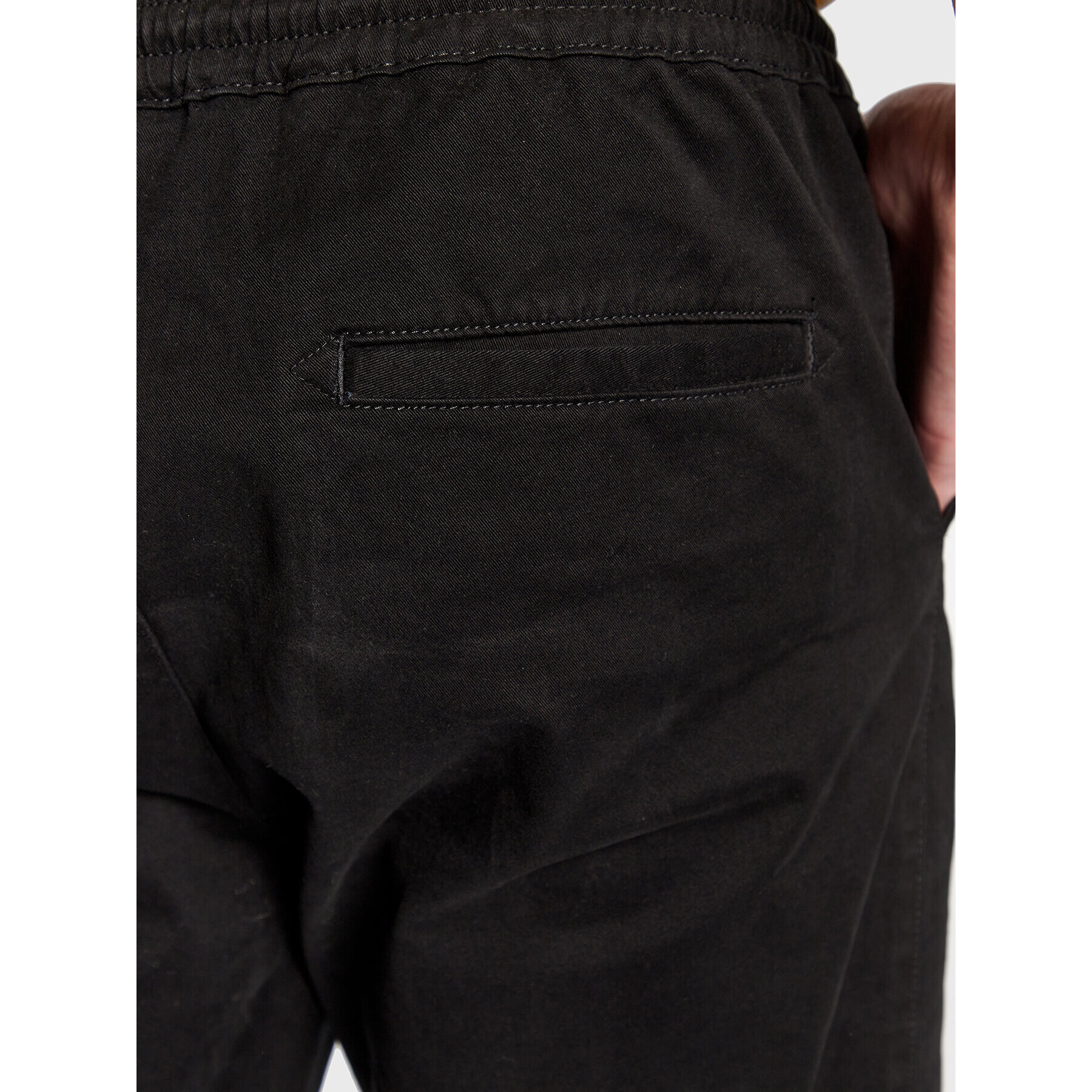 Champion Джогъри Logo 218169 Черен Custom Fit - Pepit.bg