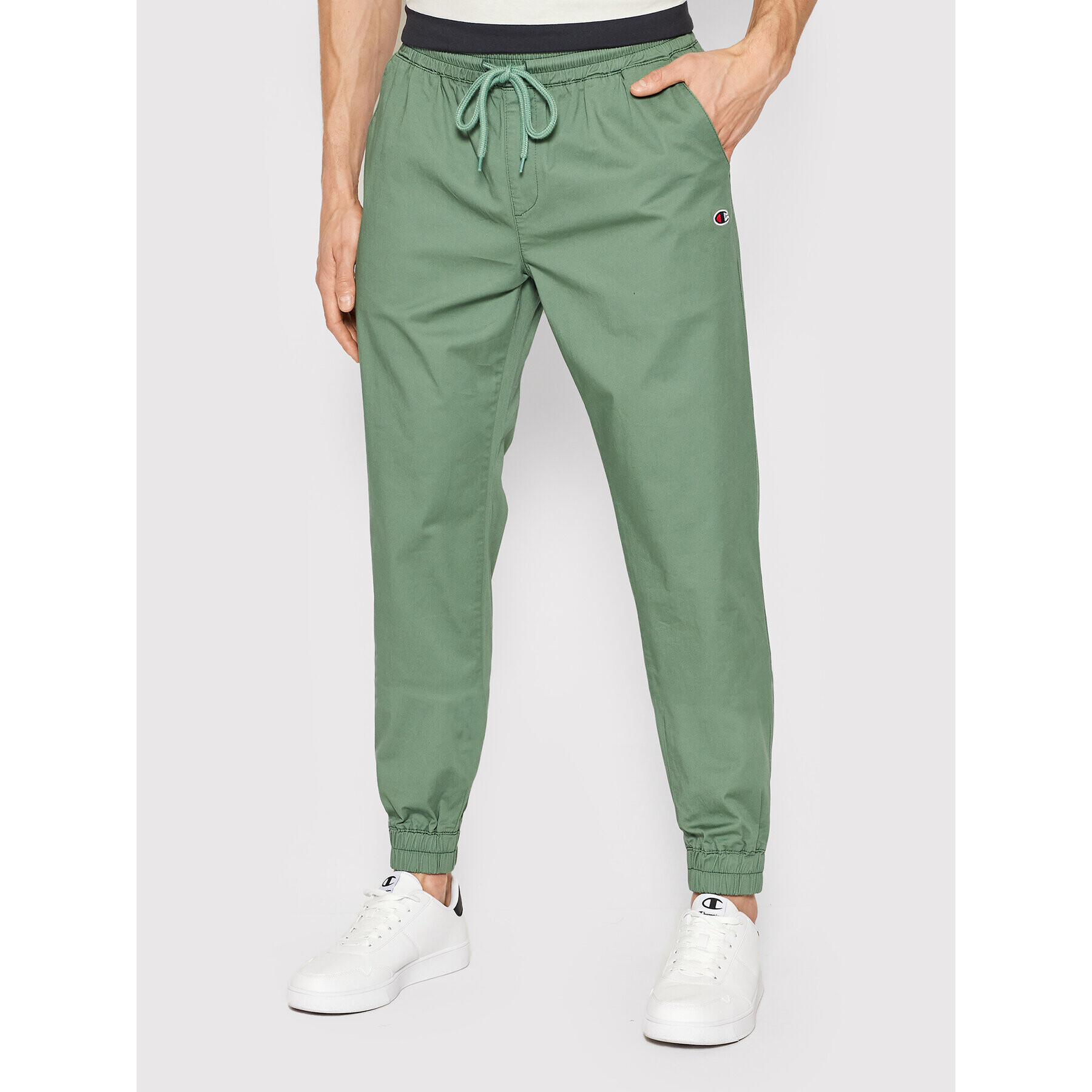 Champion Джогъри Twill Cuffed 214366 Зелен Slim Fit - Pepit.bg