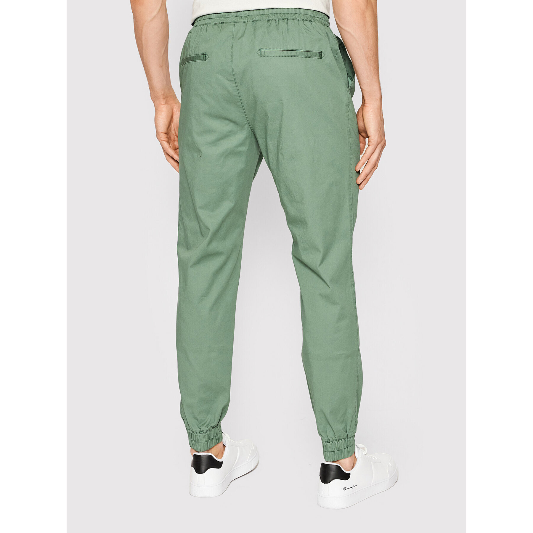 Champion Джогъри Twill Cuffed 214366 Зелен Slim Fit - Pepit.bg