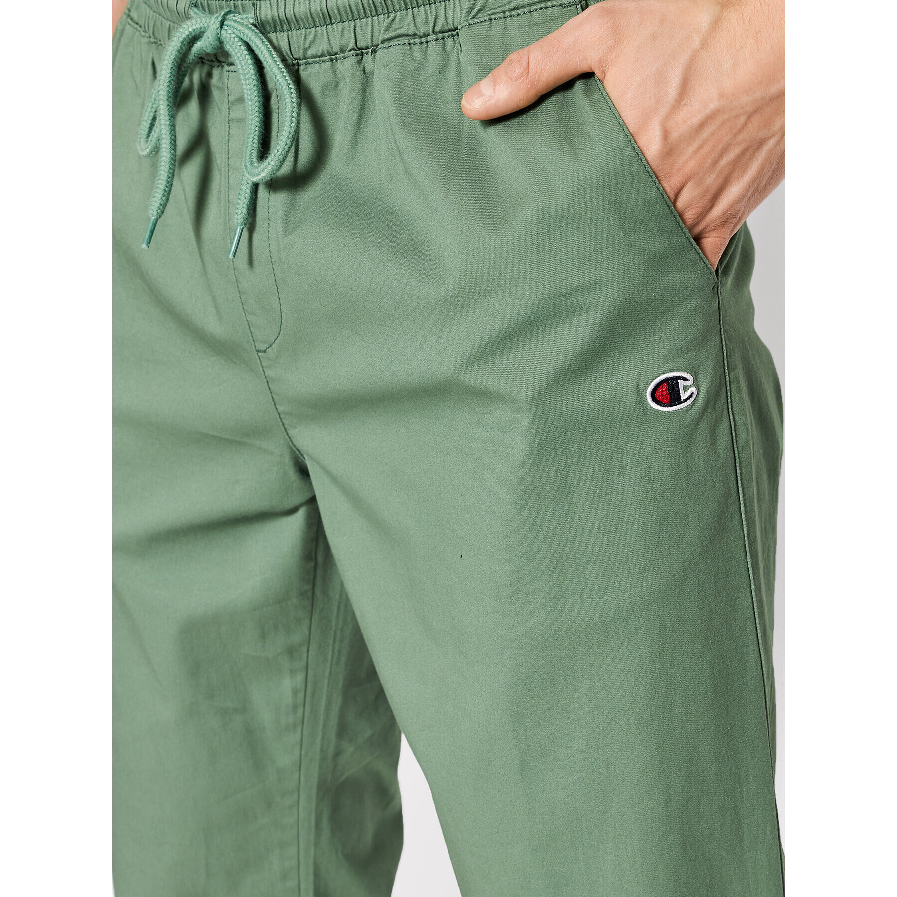 Champion Джогъри Twill Cuffed 214366 Зелен Slim Fit - Pepit.bg