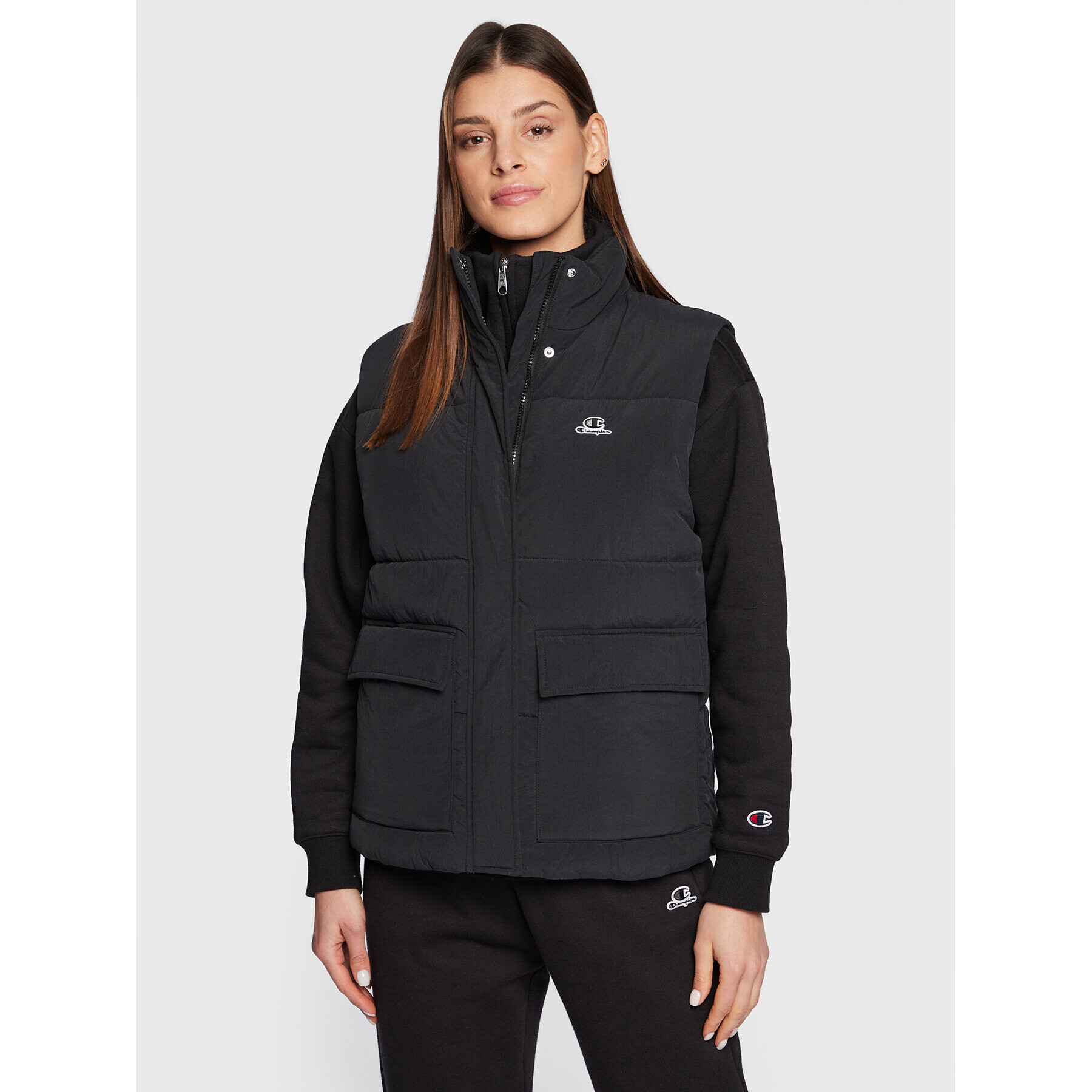 Champion Елек 115760 Черен Regular Fit - Pepit.bg
