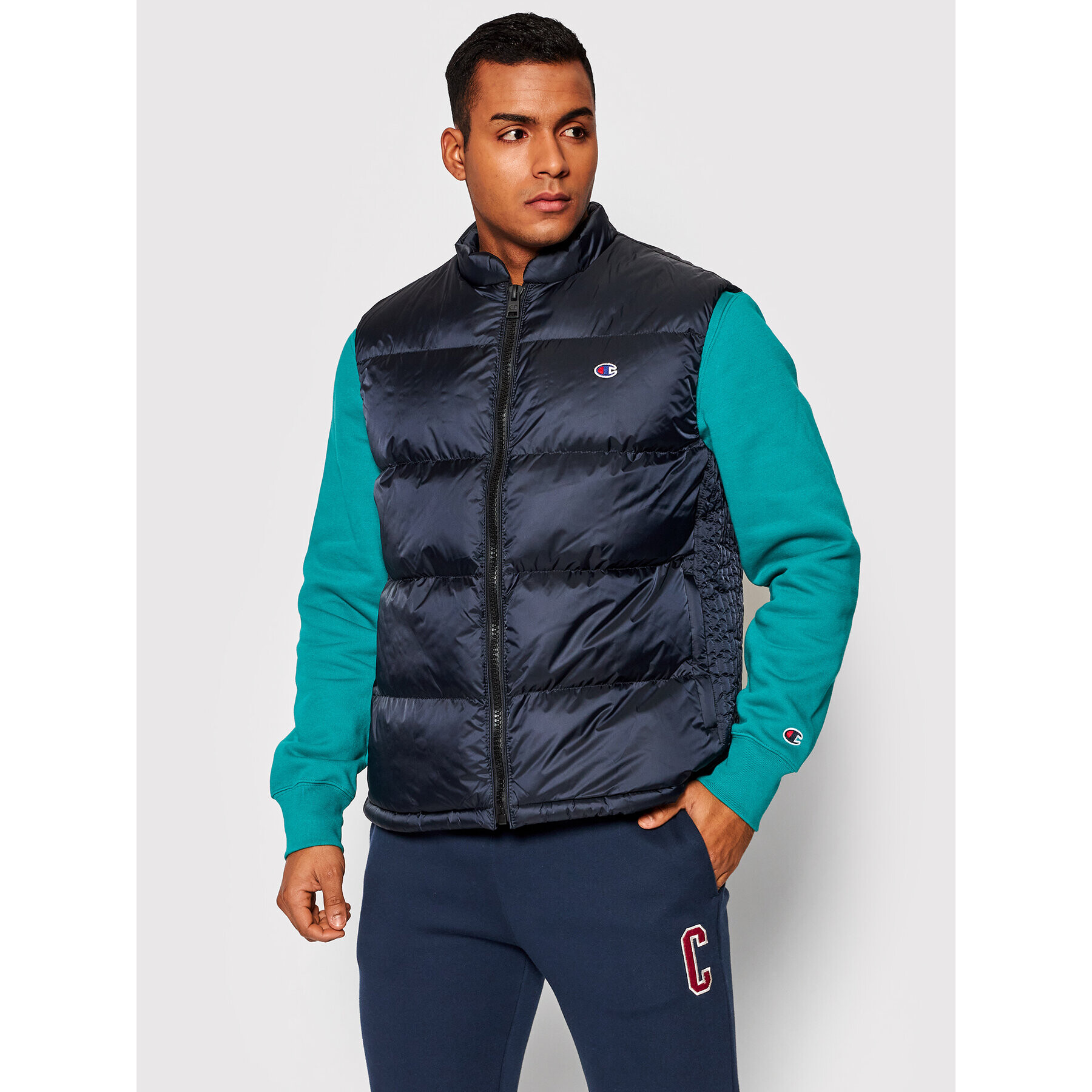 Champion Елек 216843 Тъмносин Regular Fit - Pepit.bg