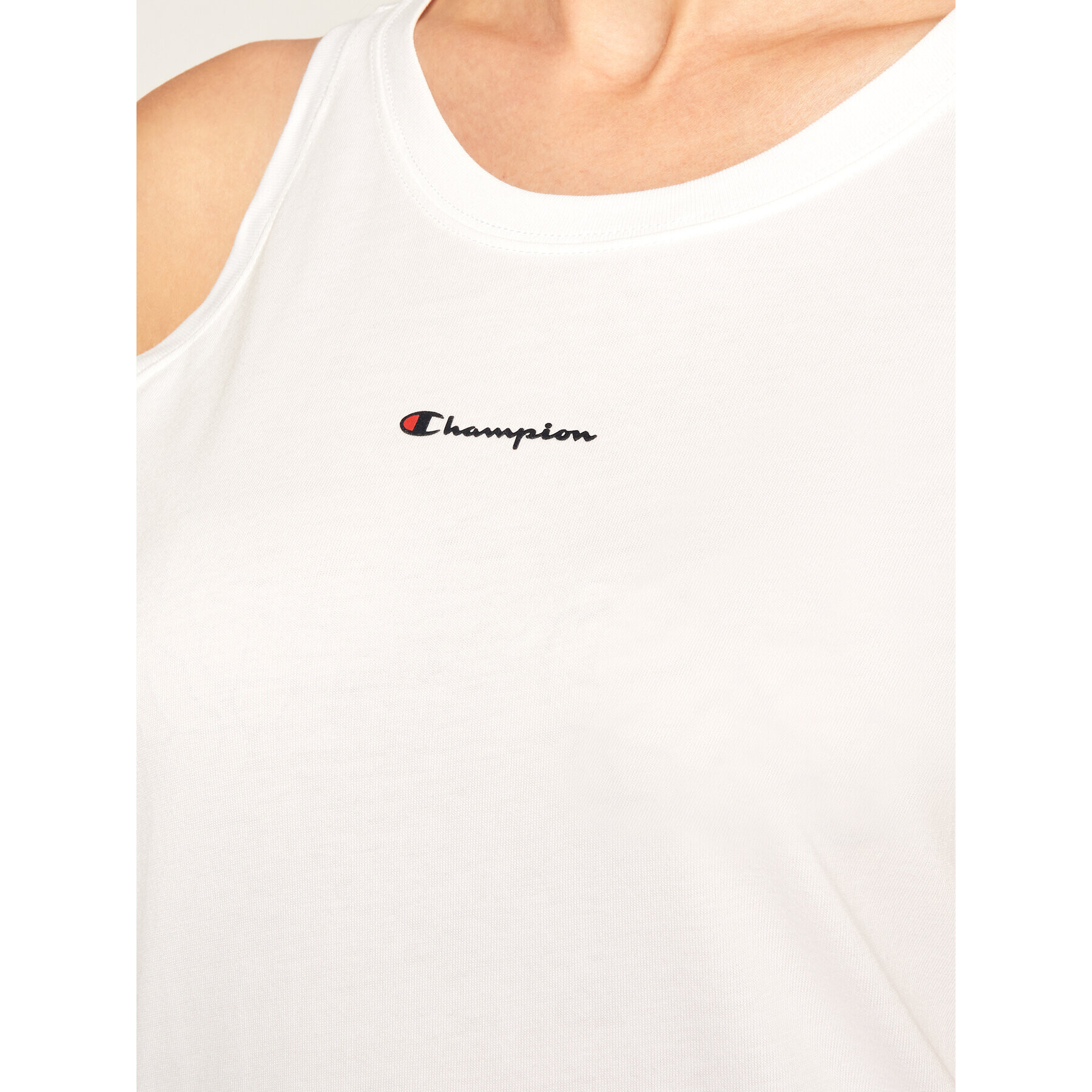 Champion Ежедневна рокля Jacquard 112769 Бял Regular Fit - Pepit.bg