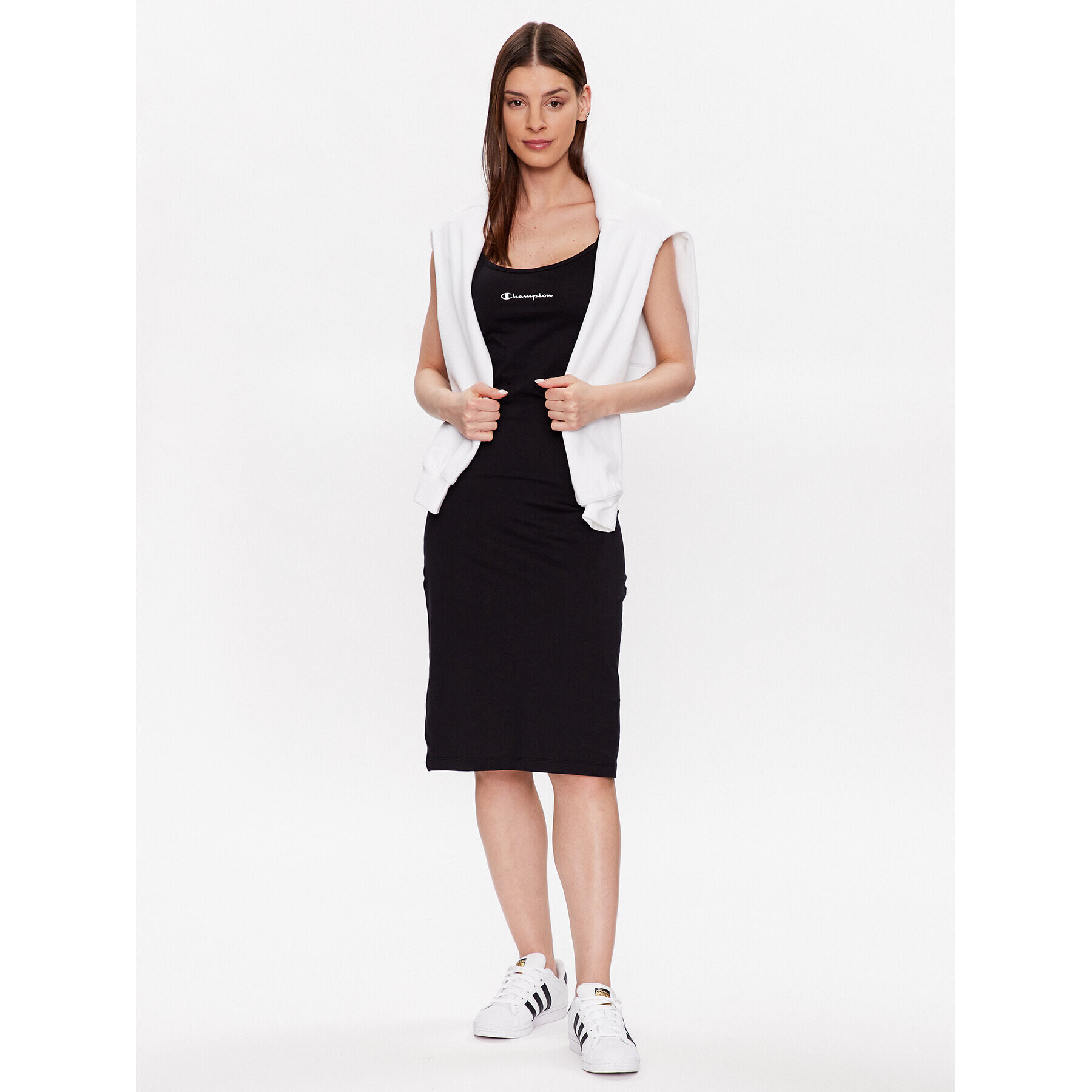 Champion Ежедневна рокля Script Logo 116120 Черен Regular Fit - Pepit.bg