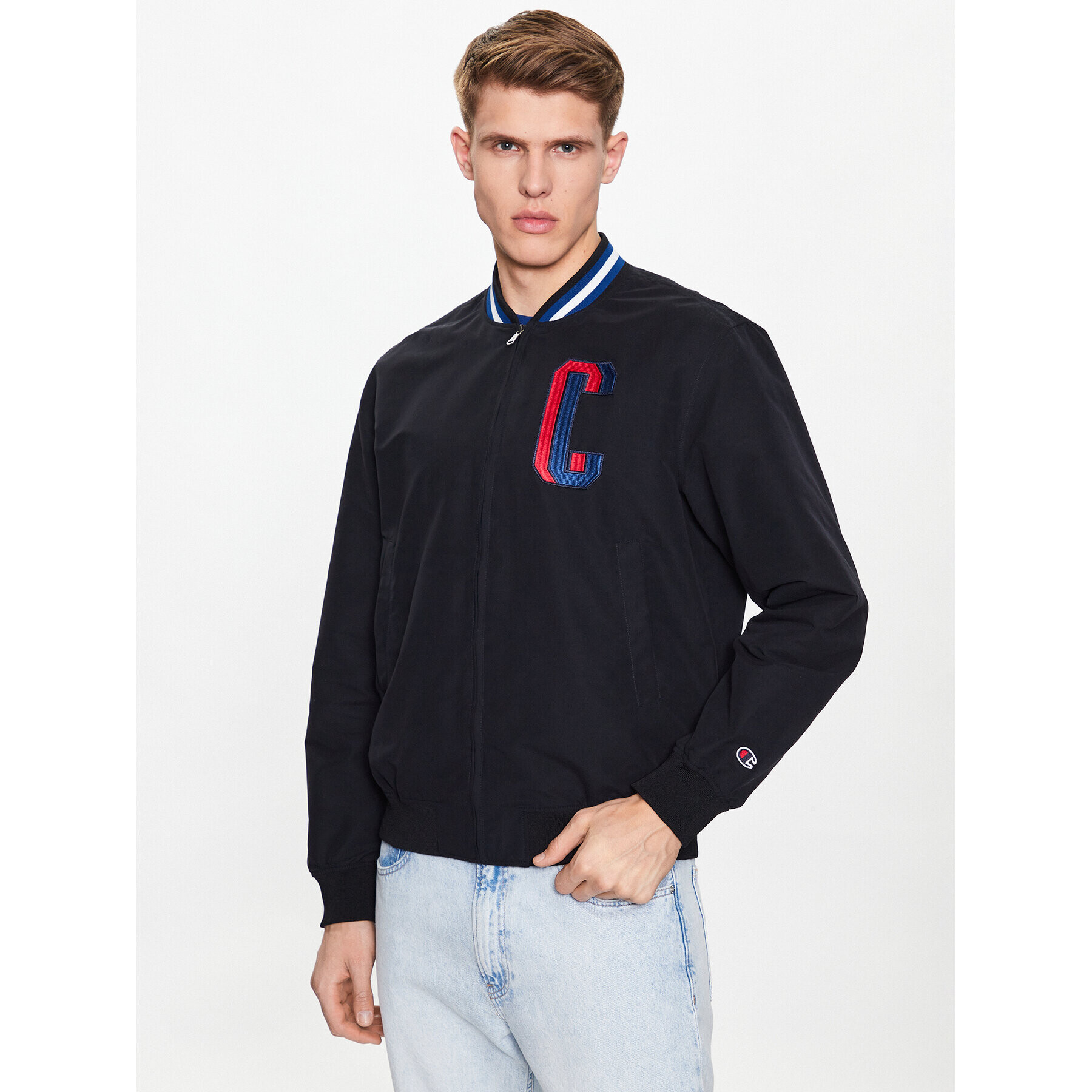 Champion Яке бомбър 218733 Черен Regular Fit - Pepit.bg