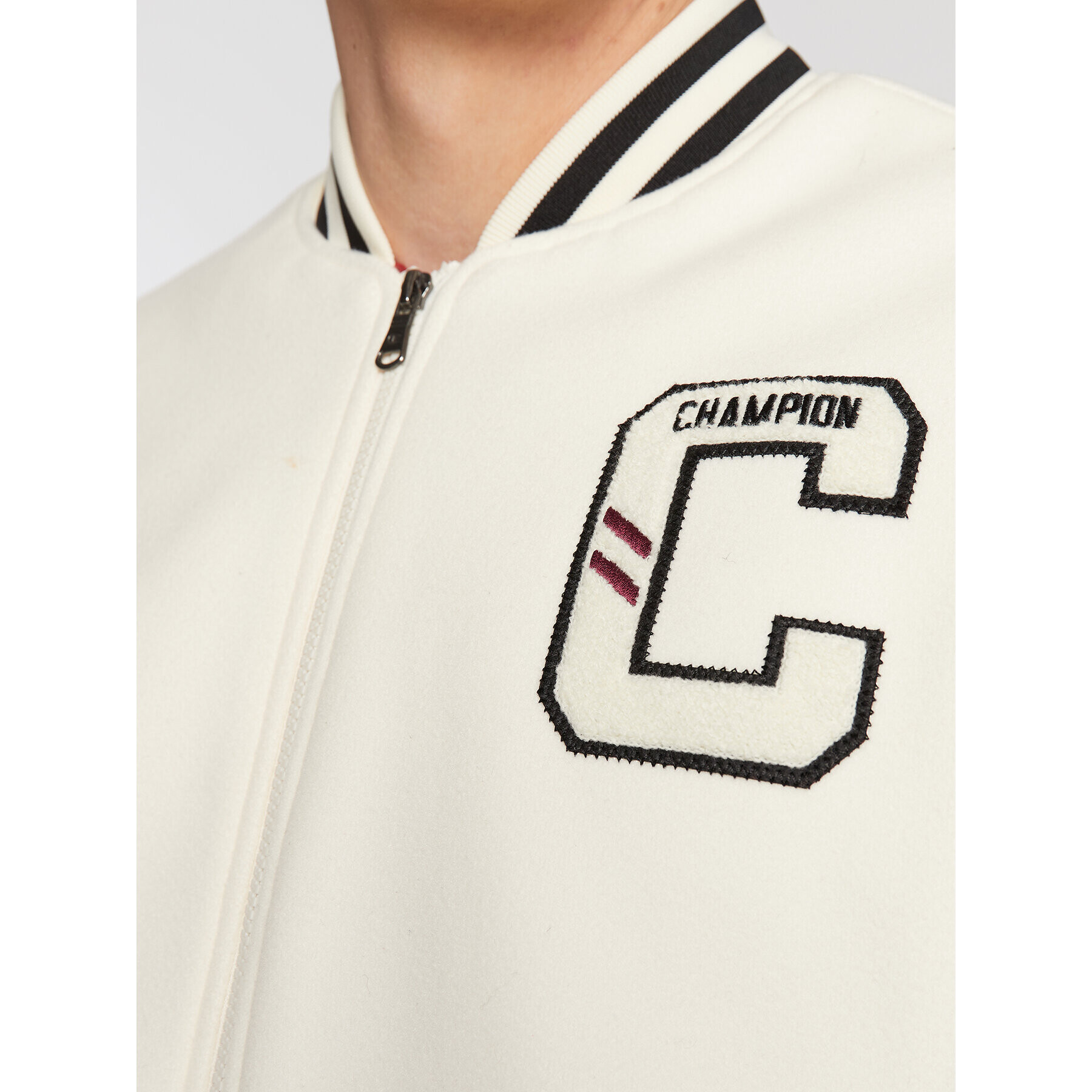 Champion Яке бомбър College Inspired 218088 Бежов Regular Fit - Pepit.bg