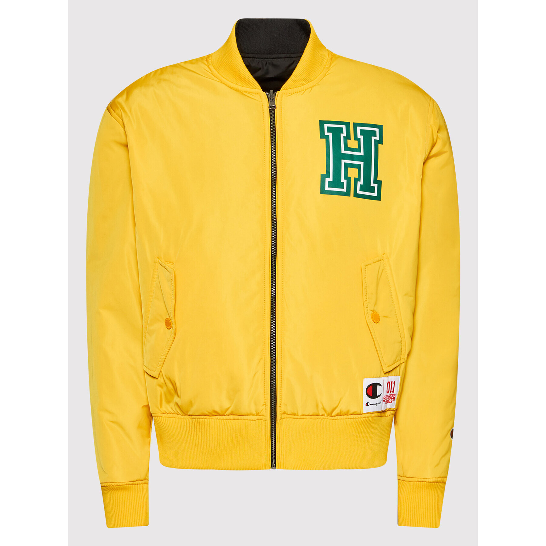 Champion Яке бомбър Unisex STRANGER THINGS Hawkins 217754 Жълт Regular Fit - Pepit.bg