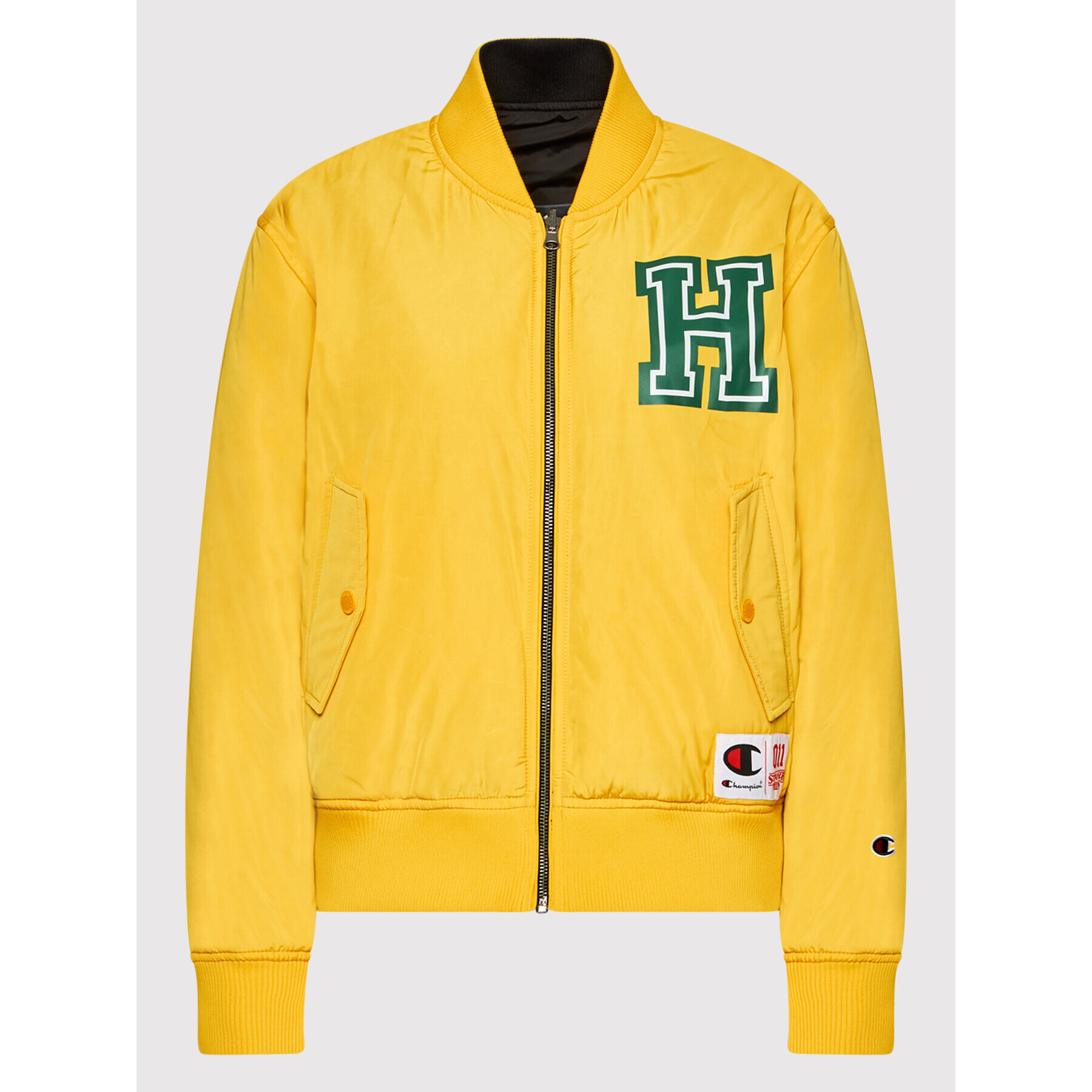 Champion Яке бомбър Unisex STRANGER THINGS Hawkins 217754 Жълт Regular Fit - Pepit.bg