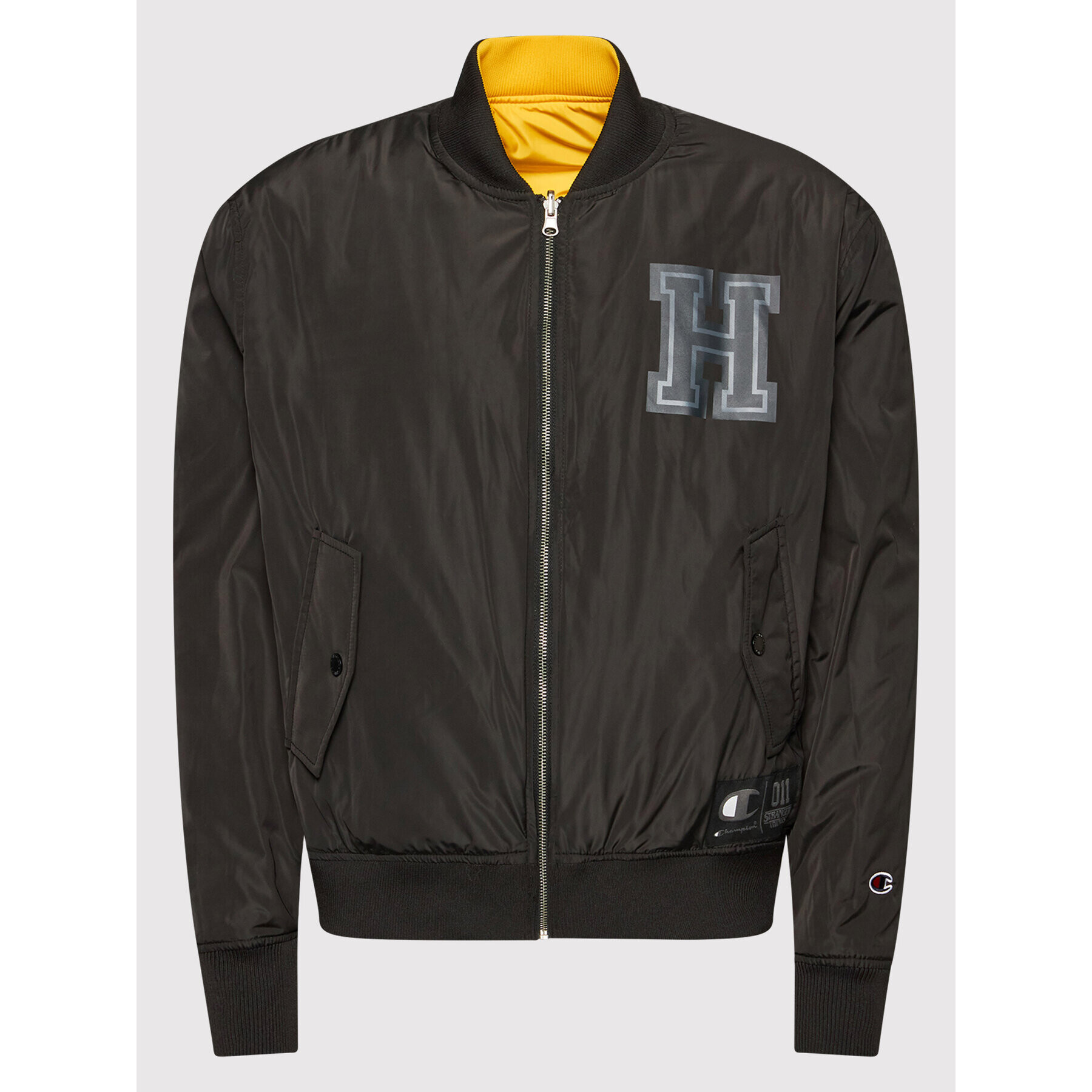 Champion Яке бомбър Unisex STRANGER THINGS Hawkins 217754 Жълт Regular Fit - Pepit.bg