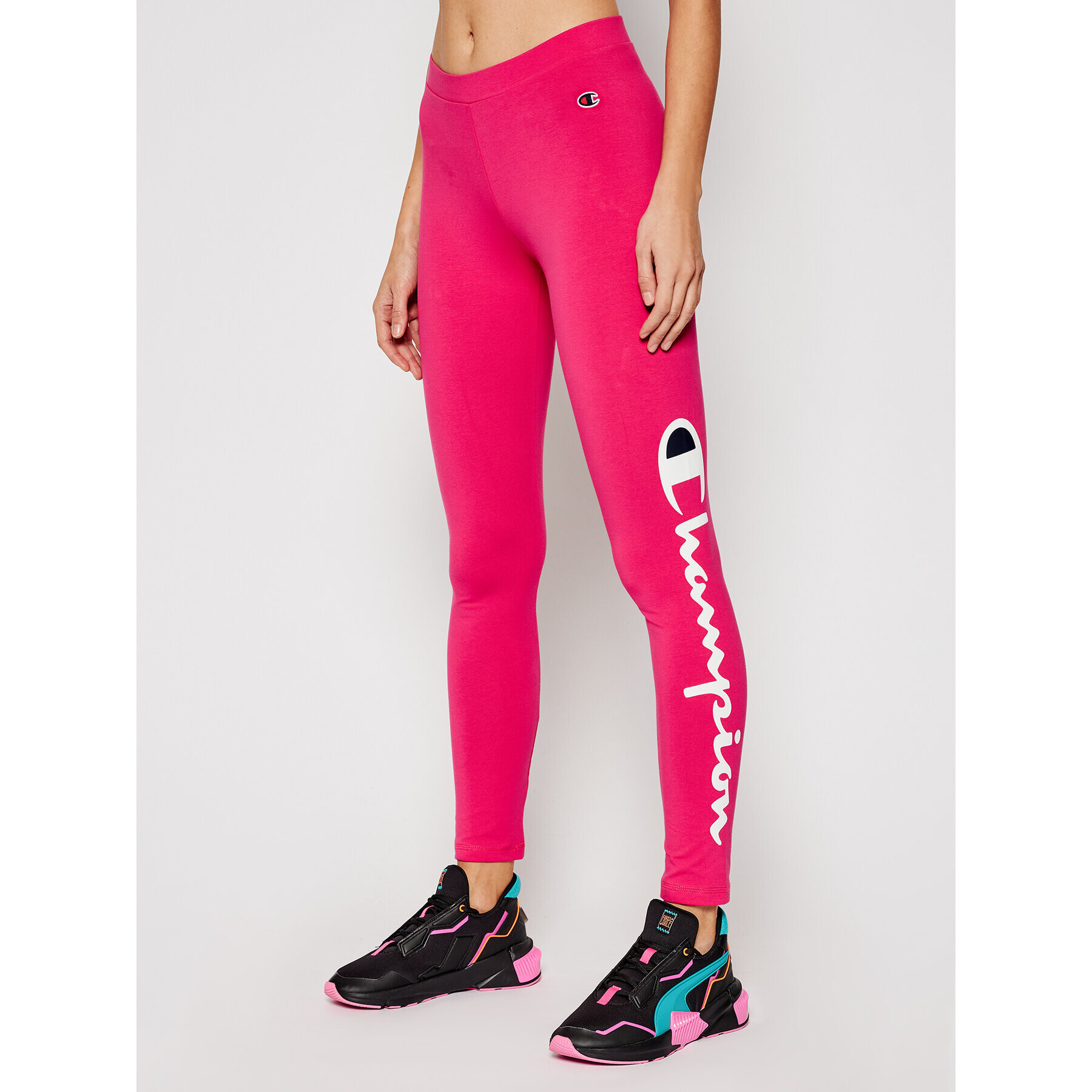 Champion Клин Large Script Logo 112857 Розов Athletic Fit - Pepit.bg