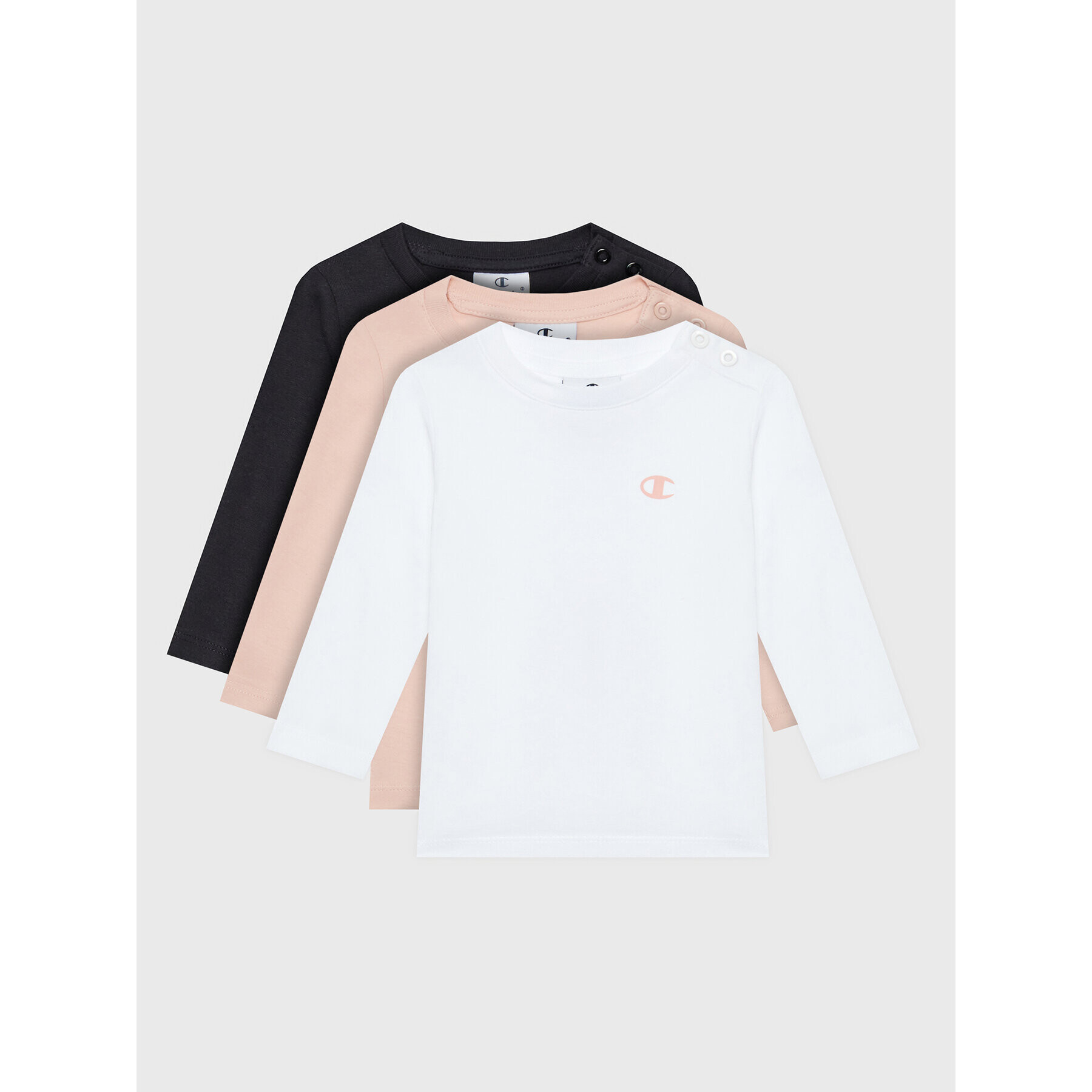 Champion Комплект 3 блузи 404507 Цветен Regular Fit - Pepit.bg
