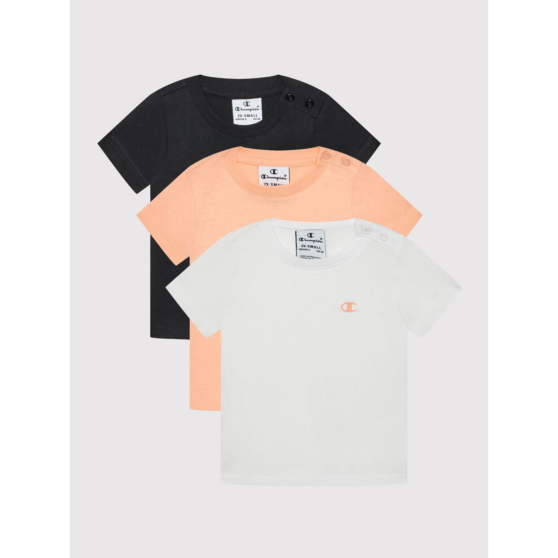 Champion Комплект 3 тишърти 404390 Цветен Regular Fit - Pepit.bg