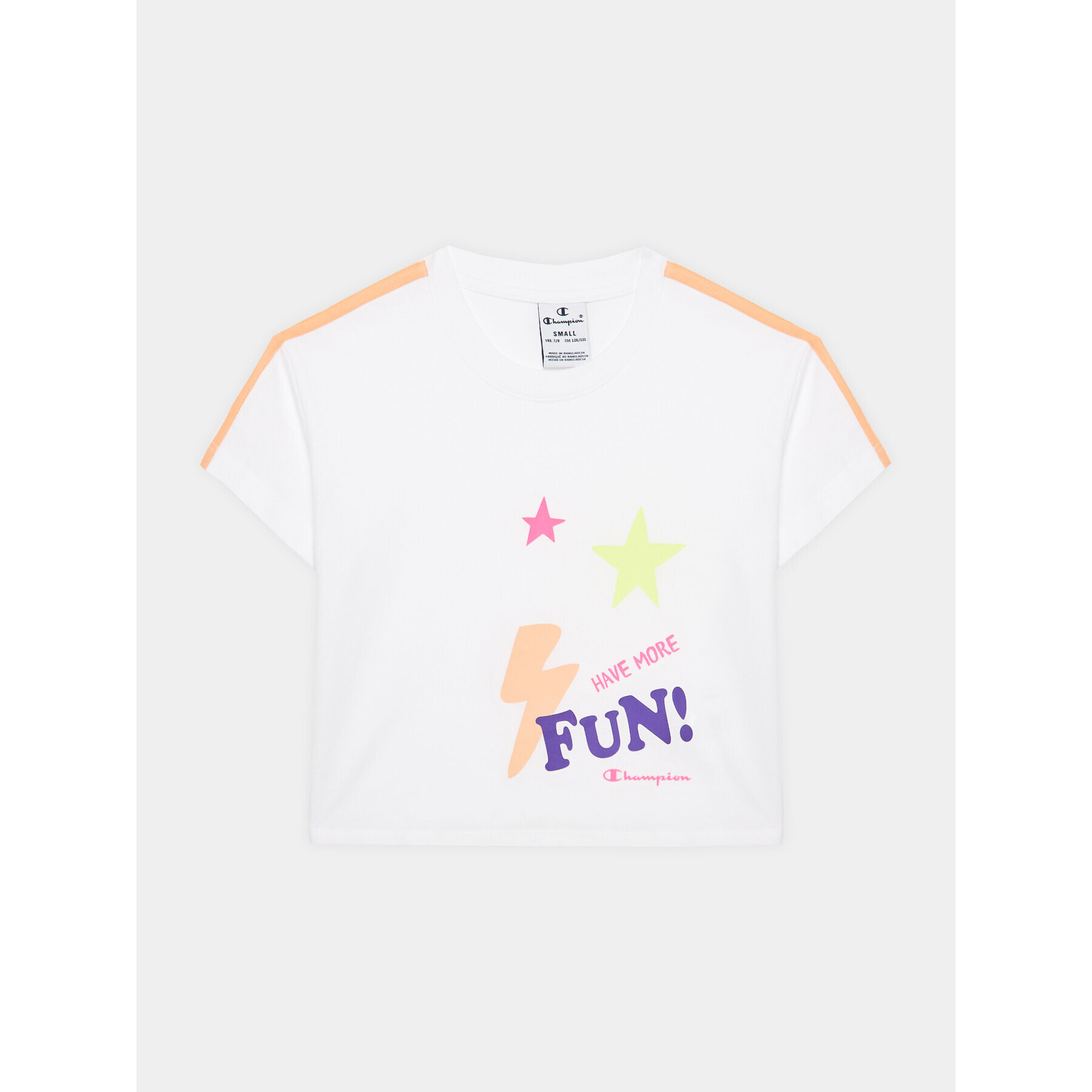 Champion Комплект тишърт и панталонки 404678 Бял Regular Fit - Pepit.bg