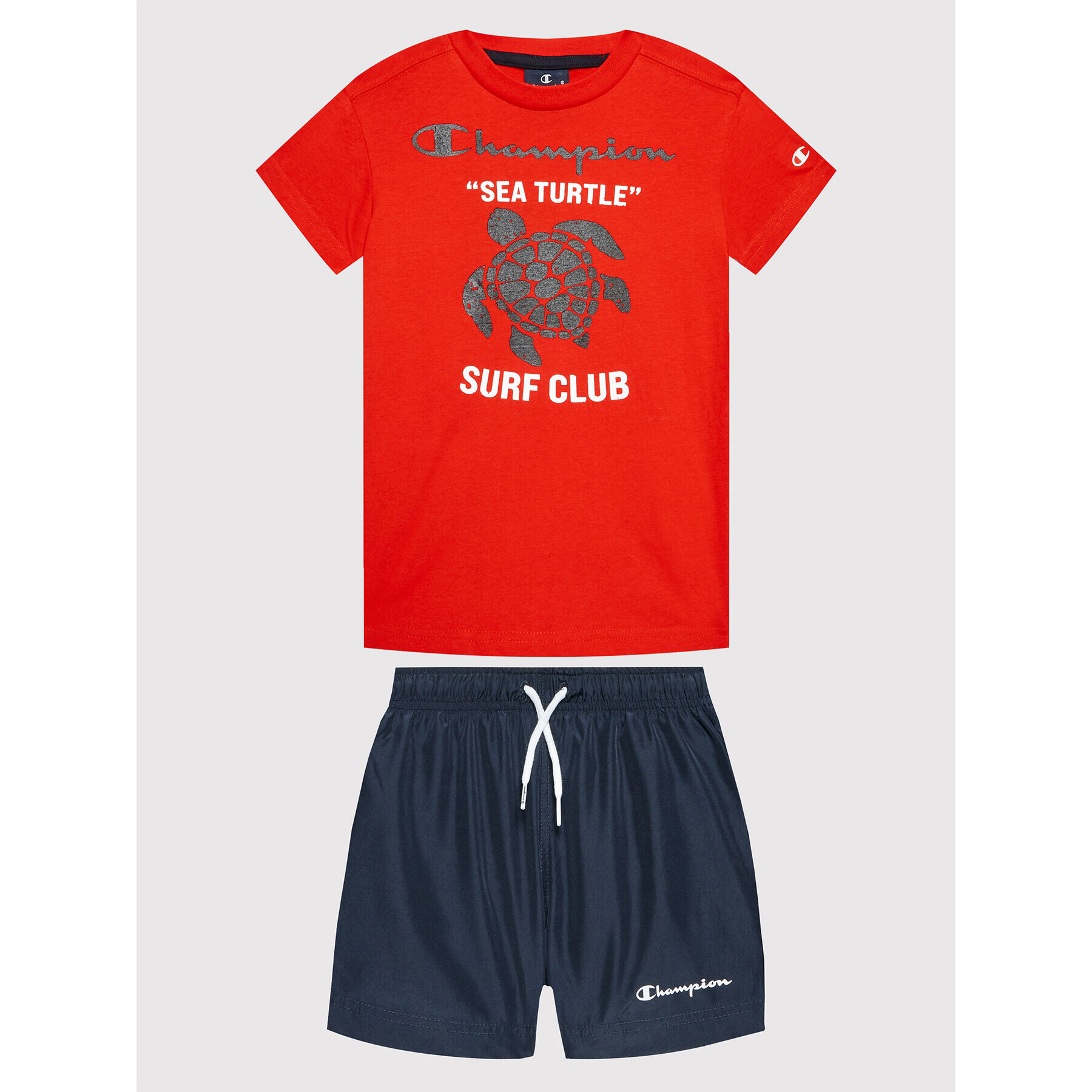 Champion Комплект тишърт и спортни шорти 306052 Цветен Regular Fit - Pepit.bg