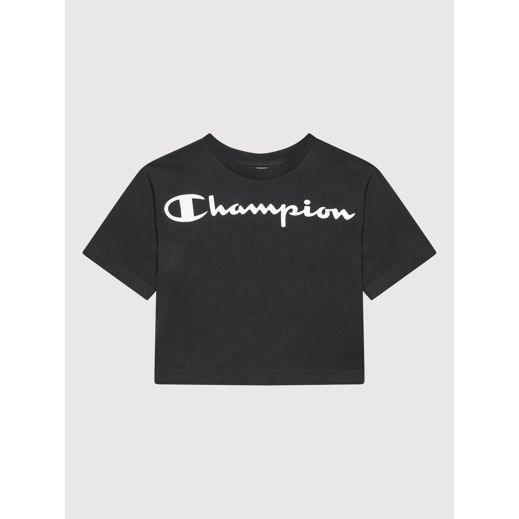 Champion Комплект тишърт и спортни шорти 404319 Черен Regular Fit - Pepit.bg