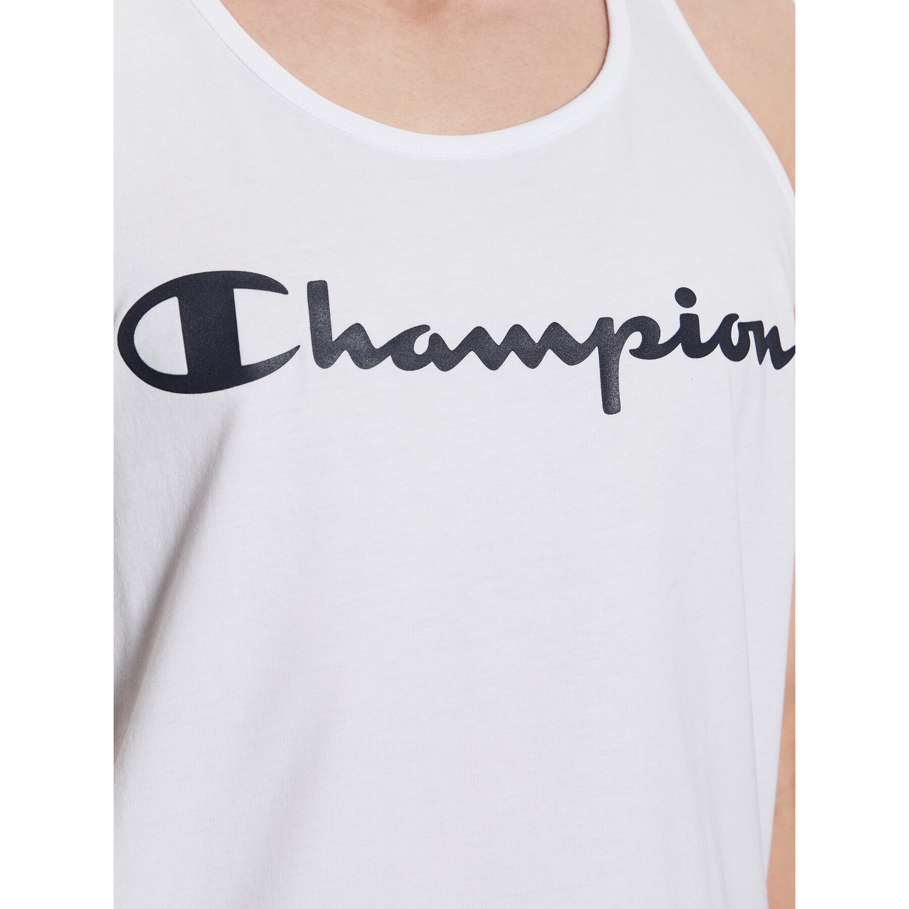 Champion Мъжки топ 218533 Бял Regular Fit - Pepit.bg